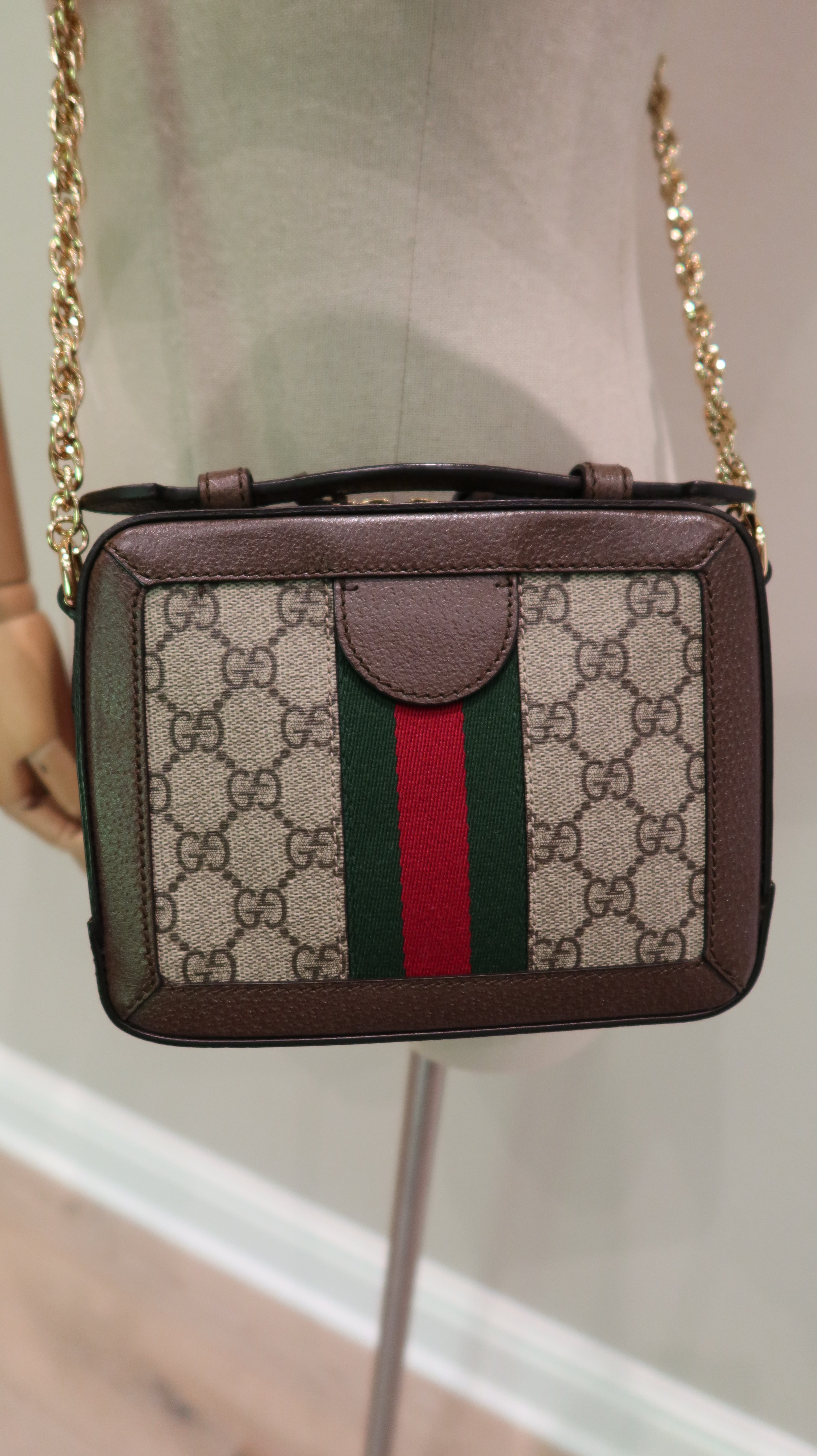 Gucci Ophidia GG Mini Top Handle Bag