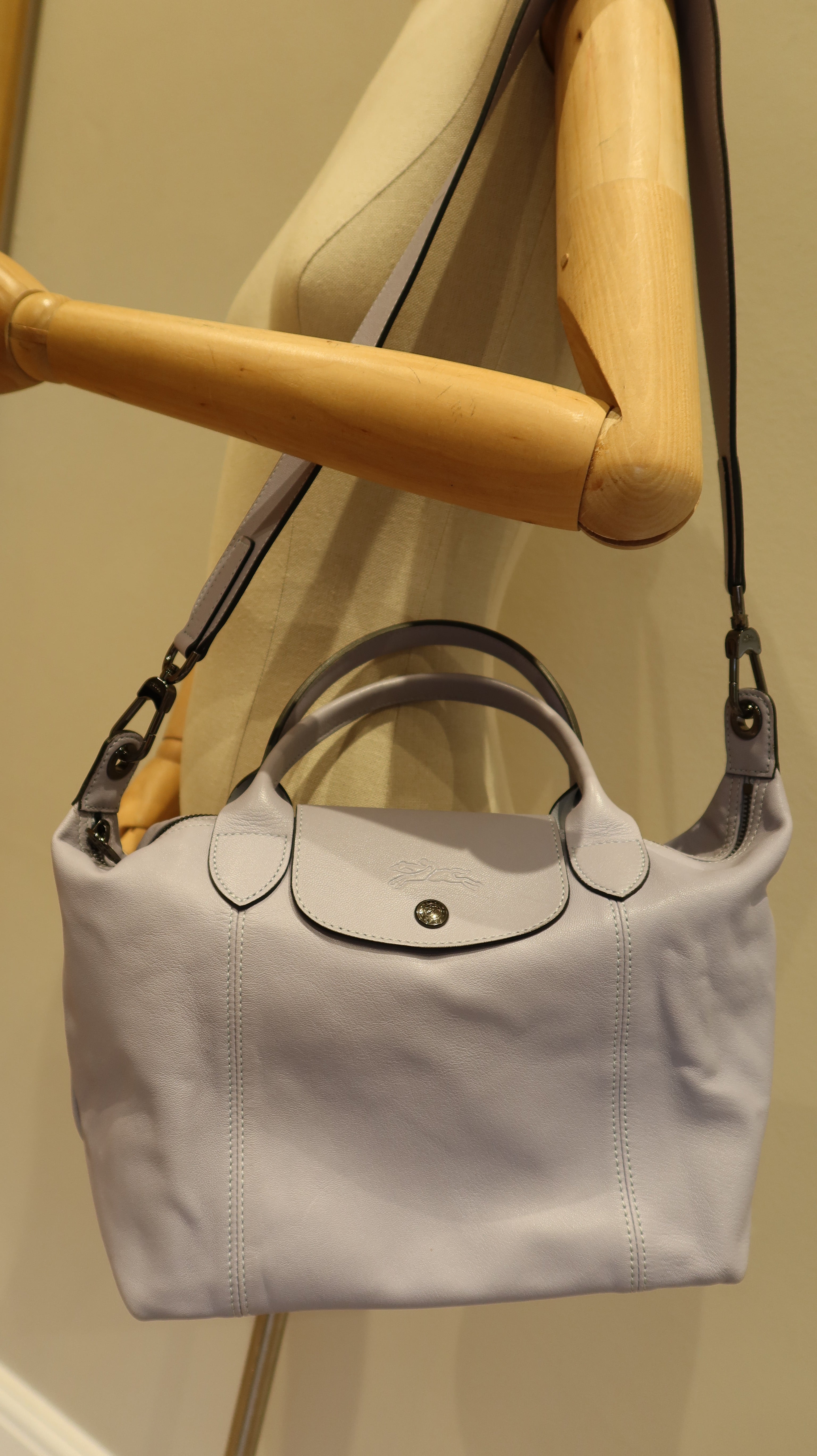 Longchamp Le Pliage Cuir Handbag