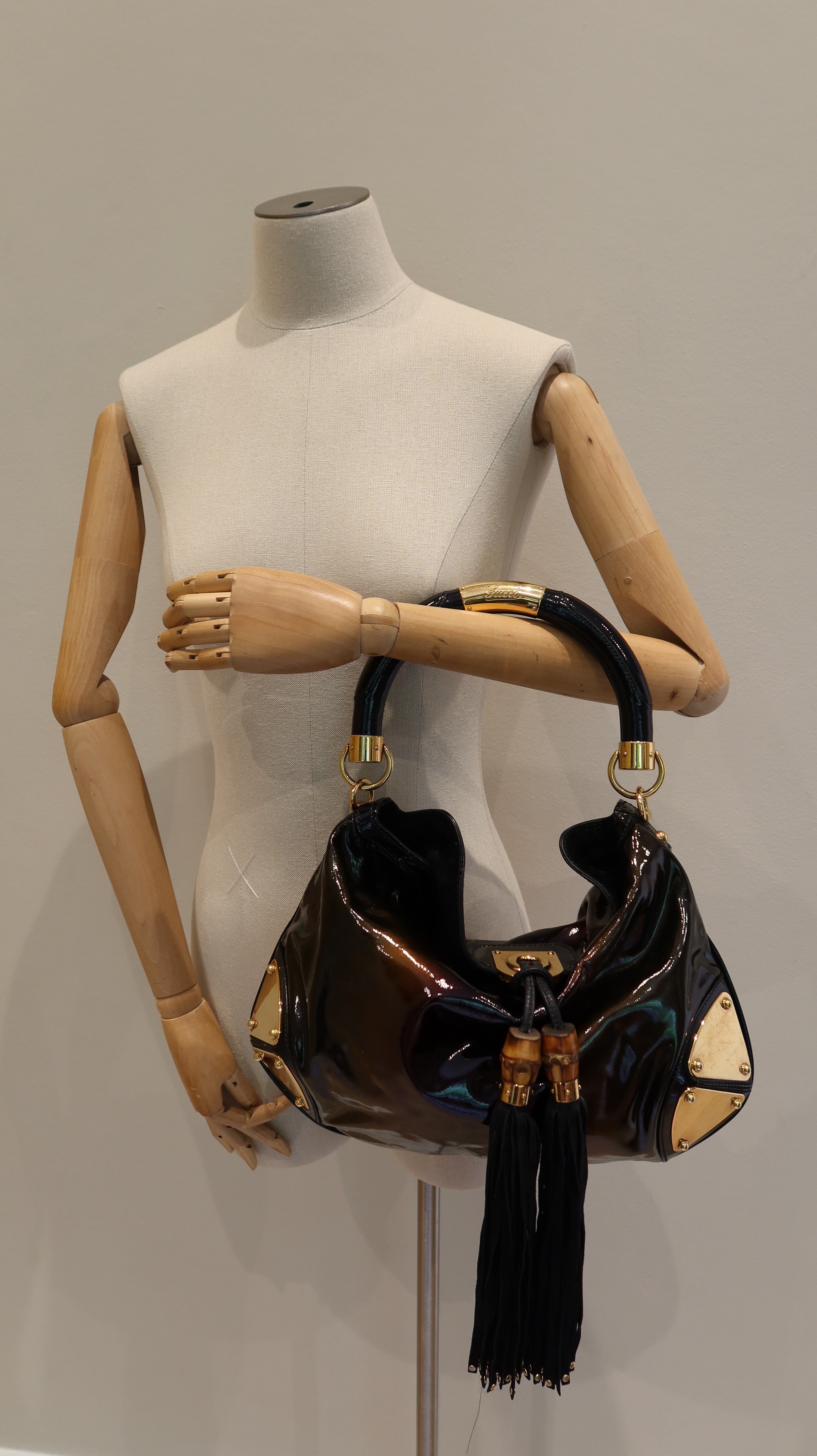 Gucci Vintage Indy Top Handle Bag