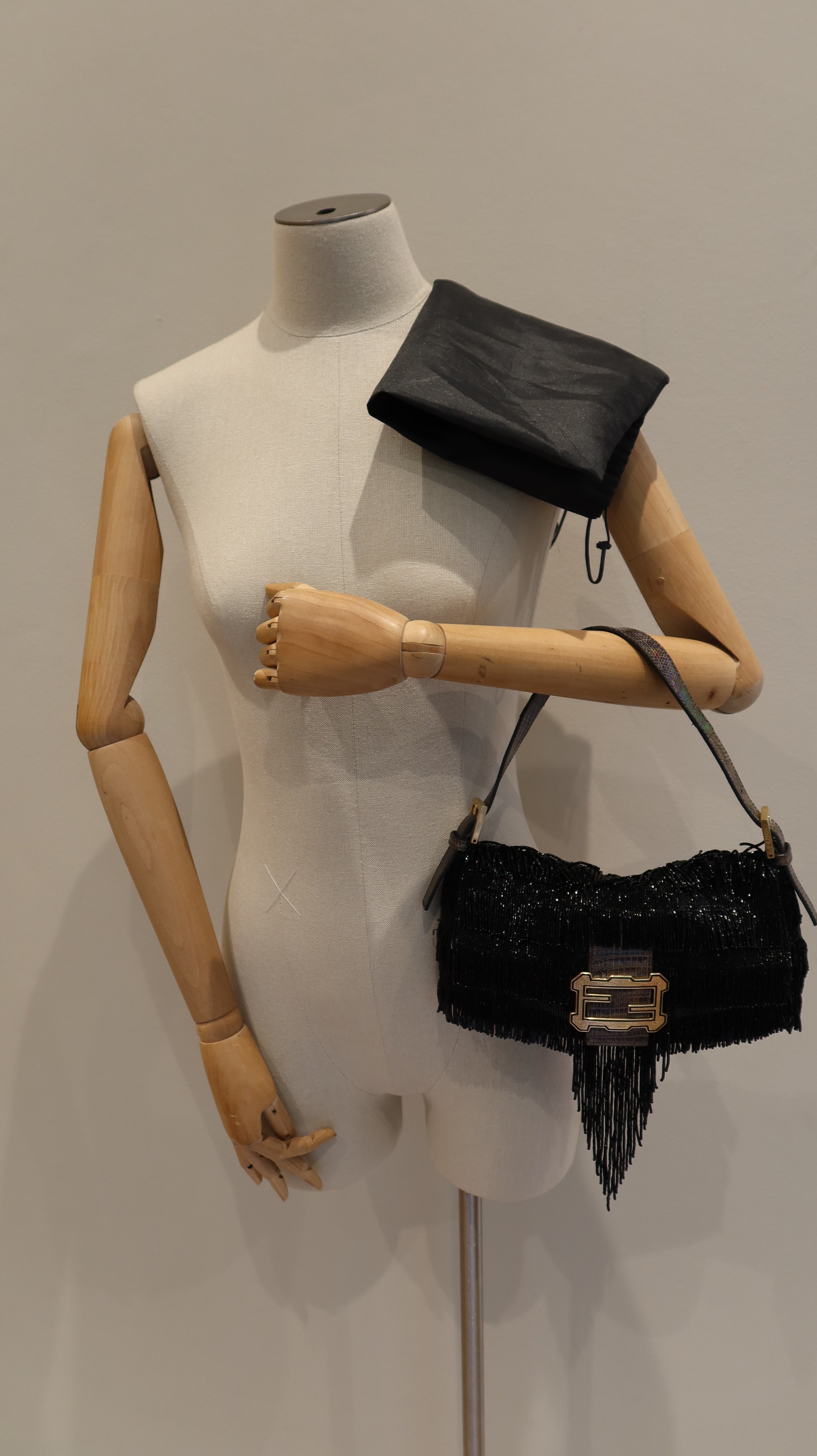 Fendi Beaded Baguette Bag