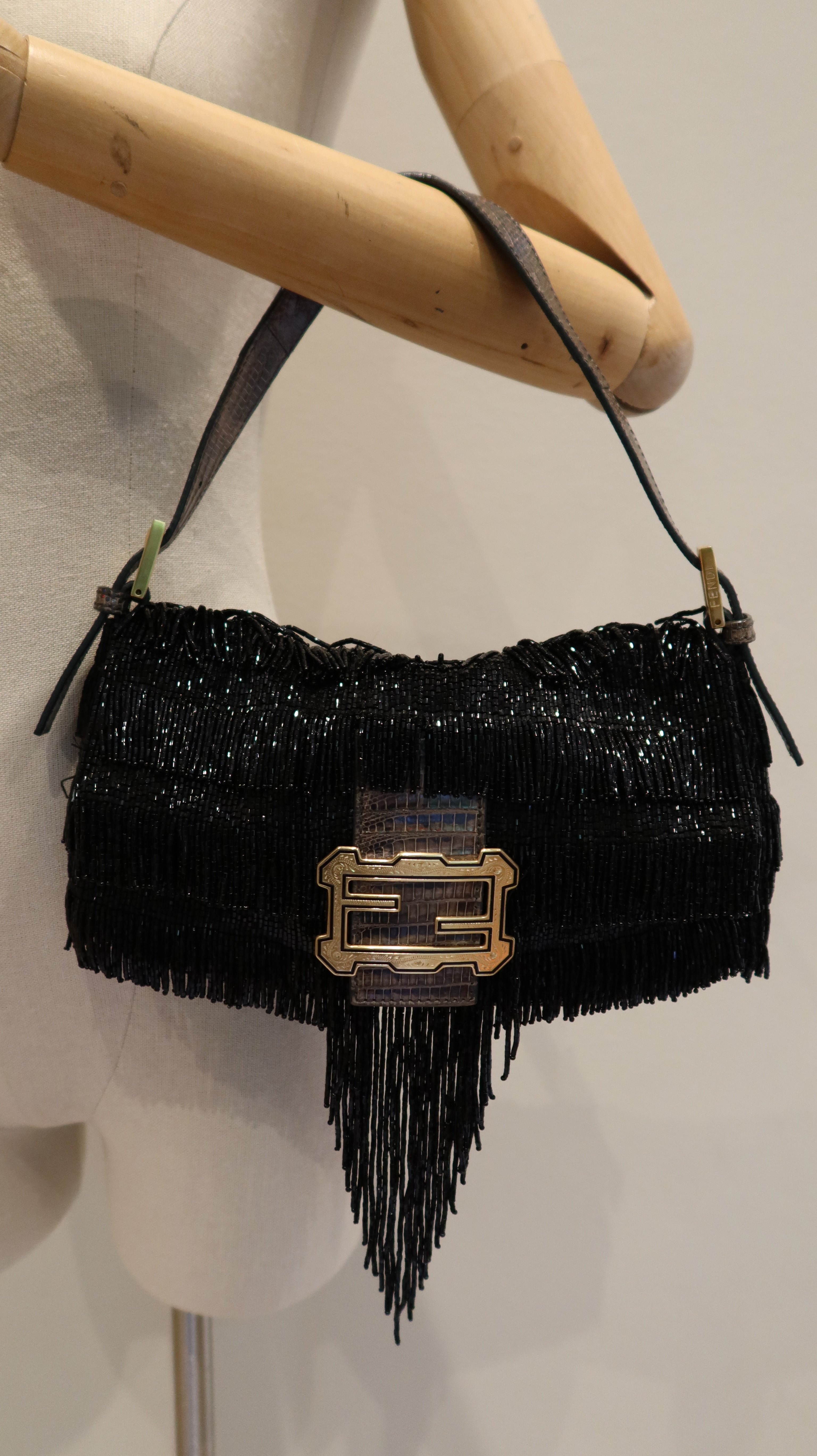 Fendi Beaded Baguette Bag