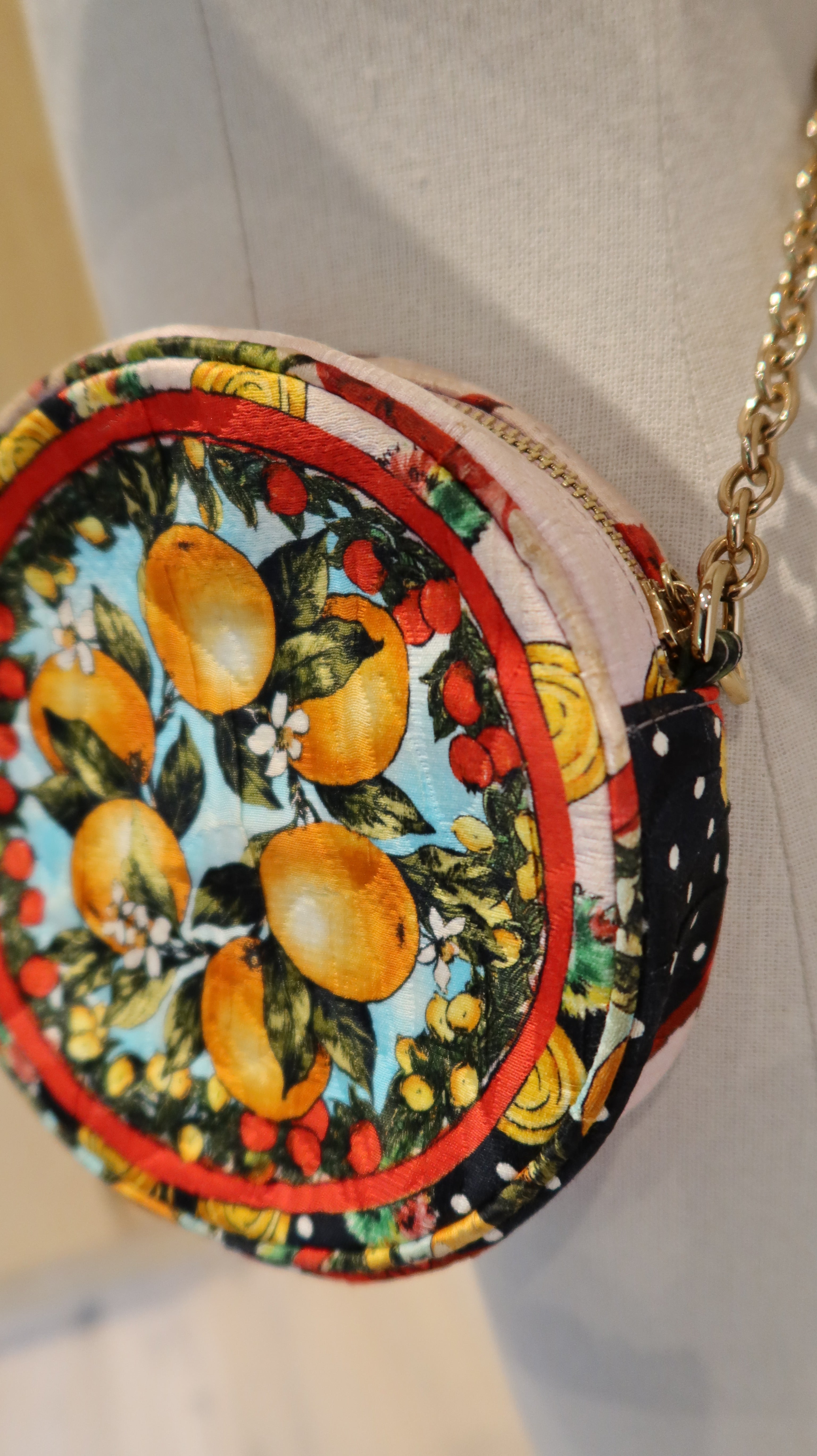 Dolce & Gabbana Round Crossbody Bag