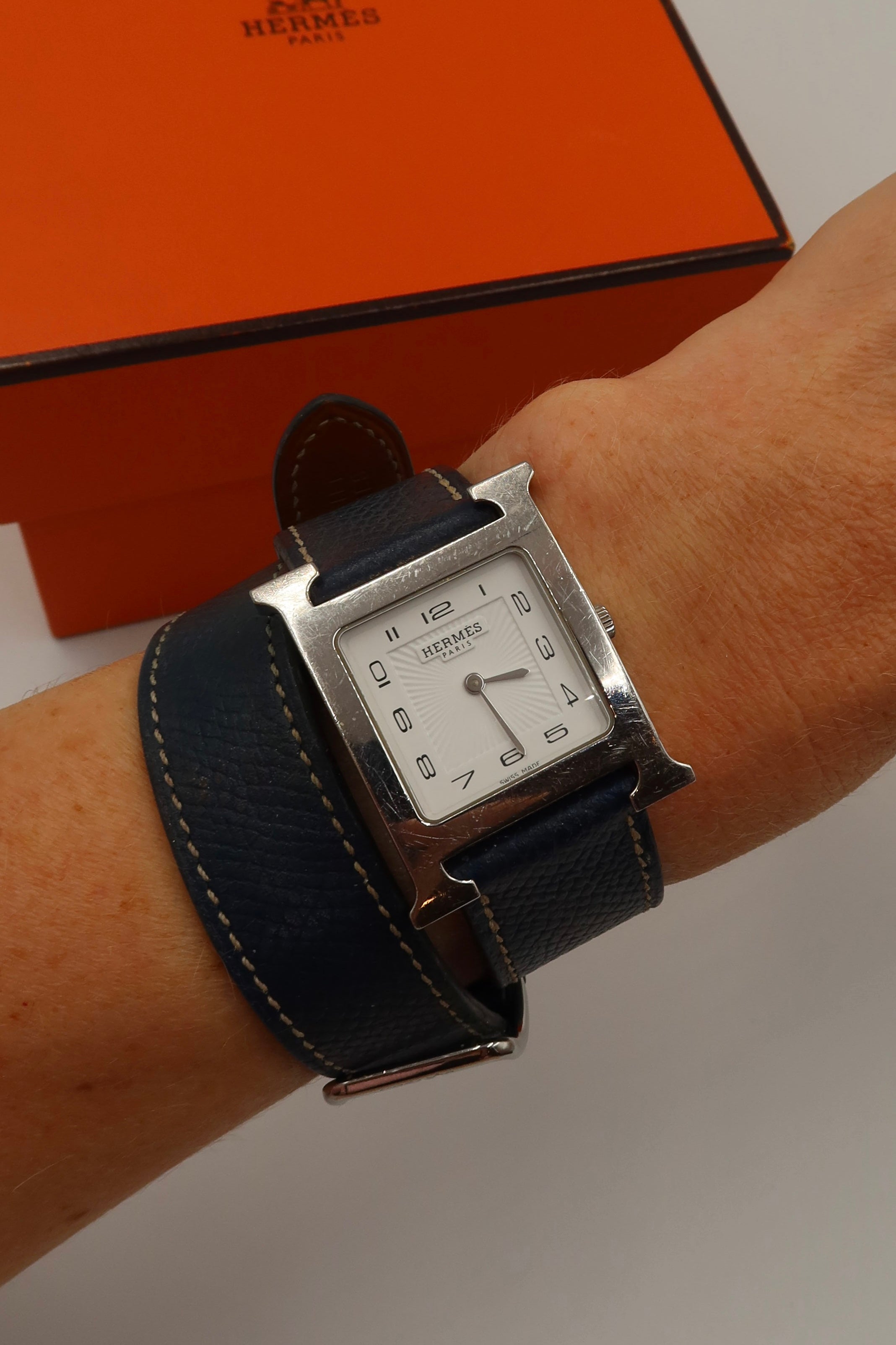 Hermès H Heure Double Tour Watch