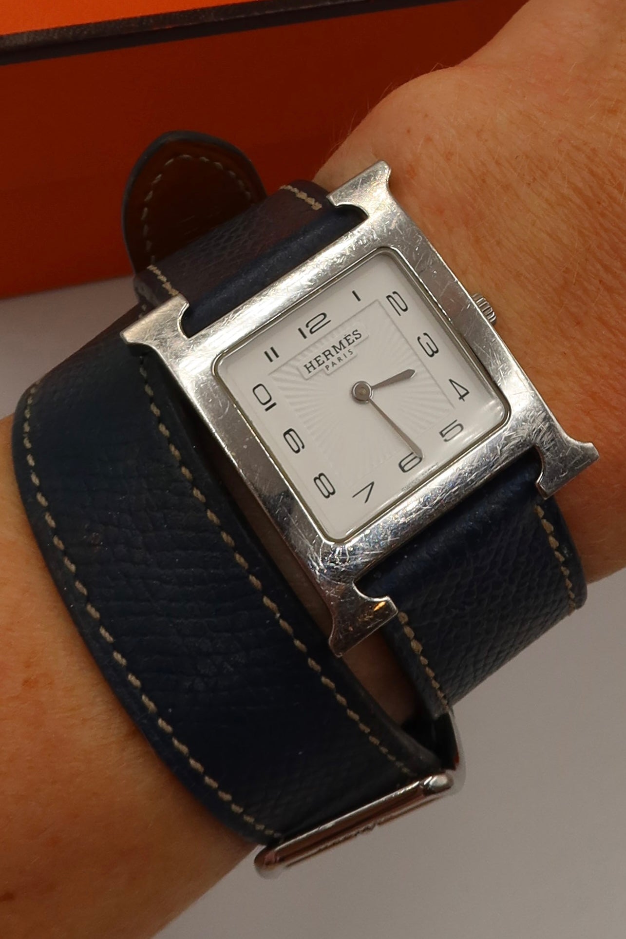 Hermès H Heure Double Tour Watch