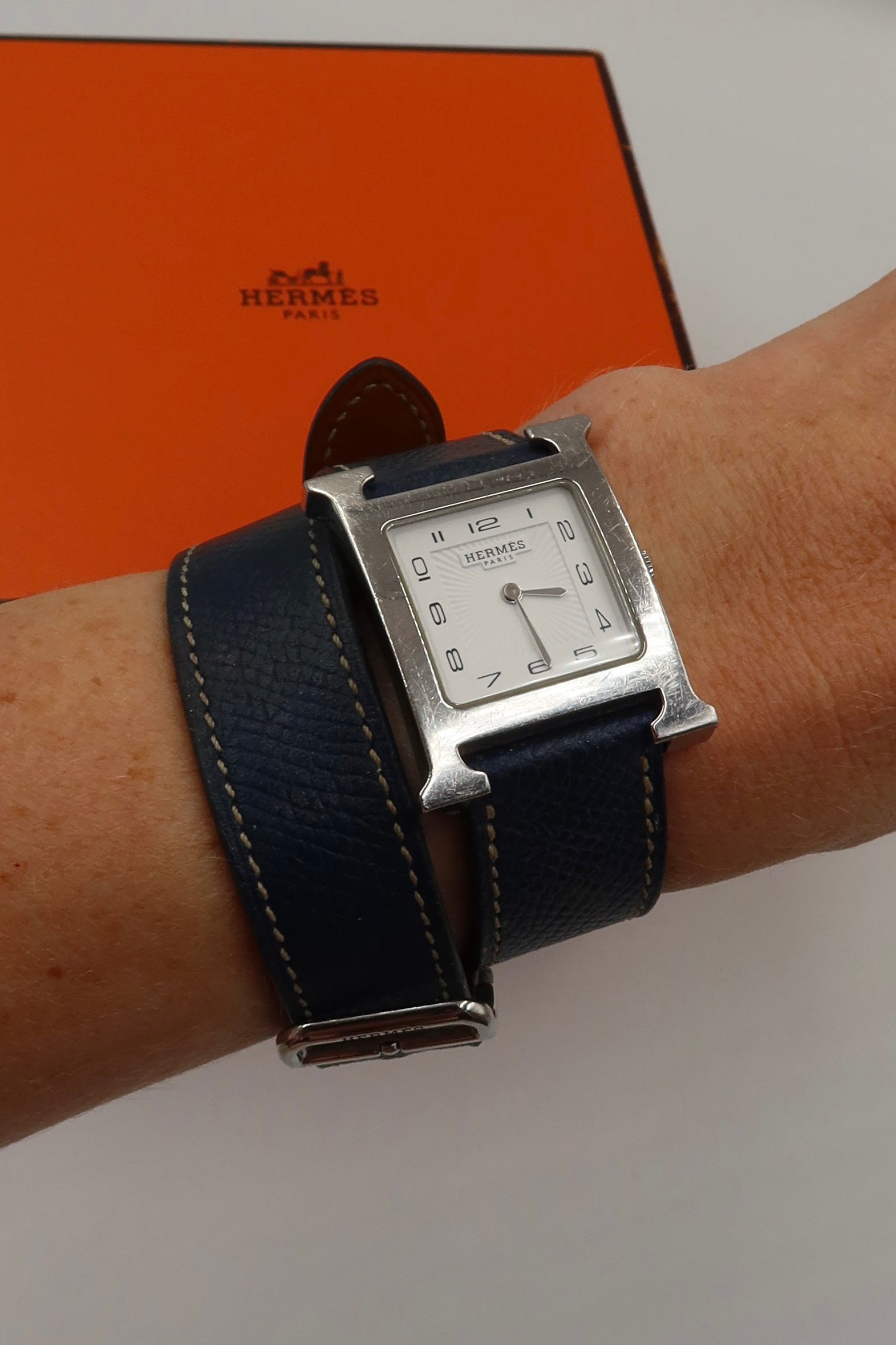 Hermès H Heure Double Tour Watch