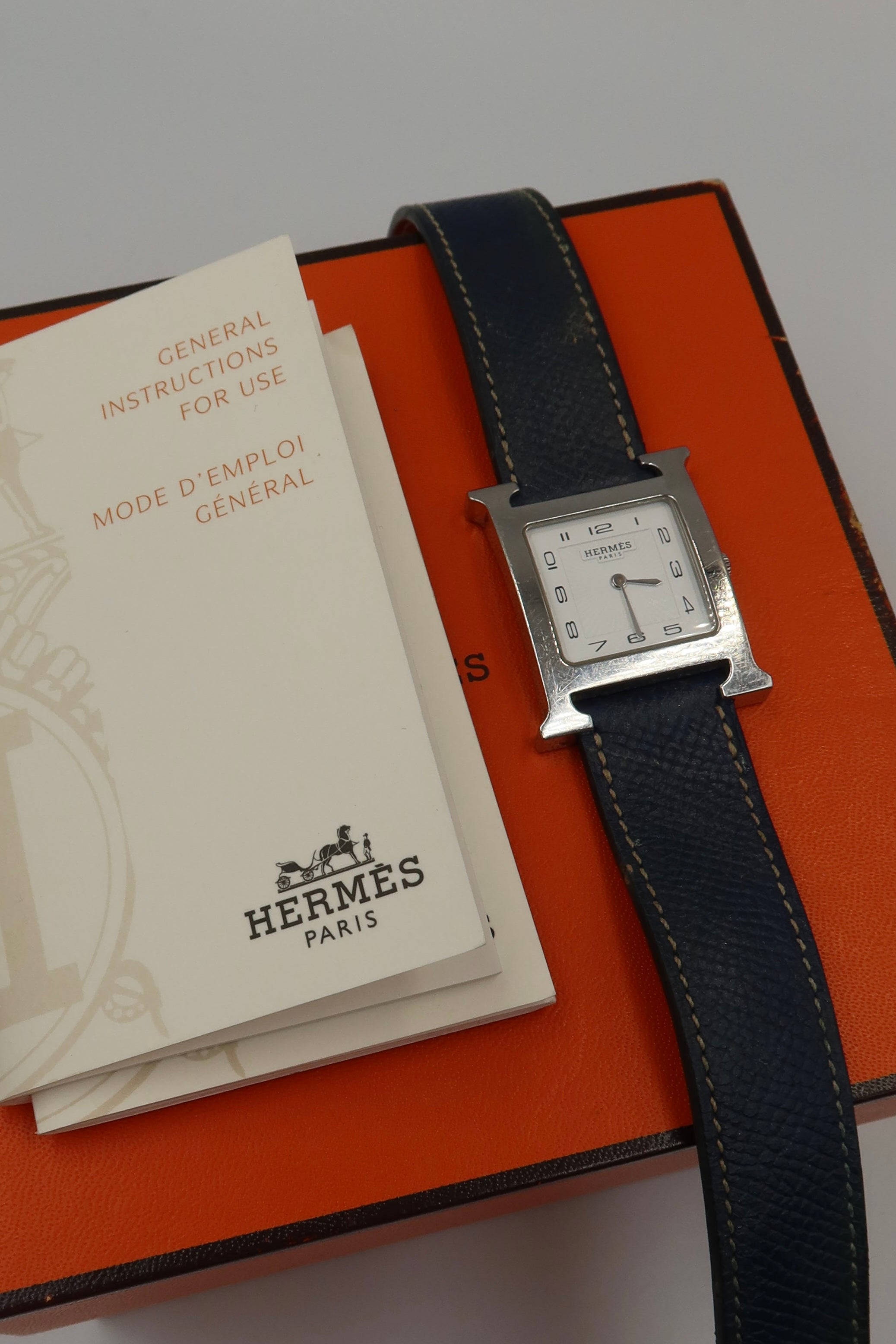 Hermès H Heure Double Tour Watch