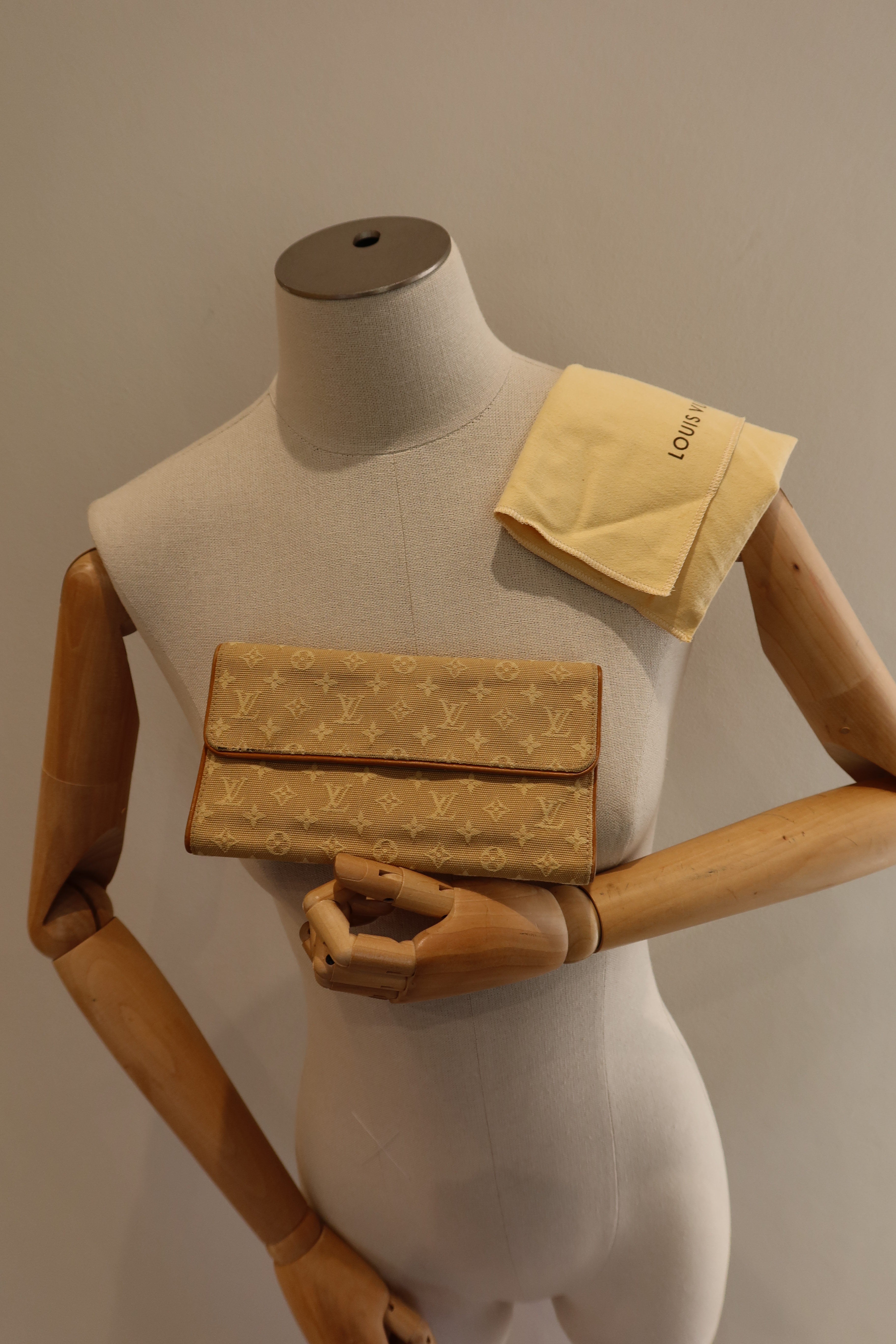 Louis Vuitton Mini Lin Compact Wallet