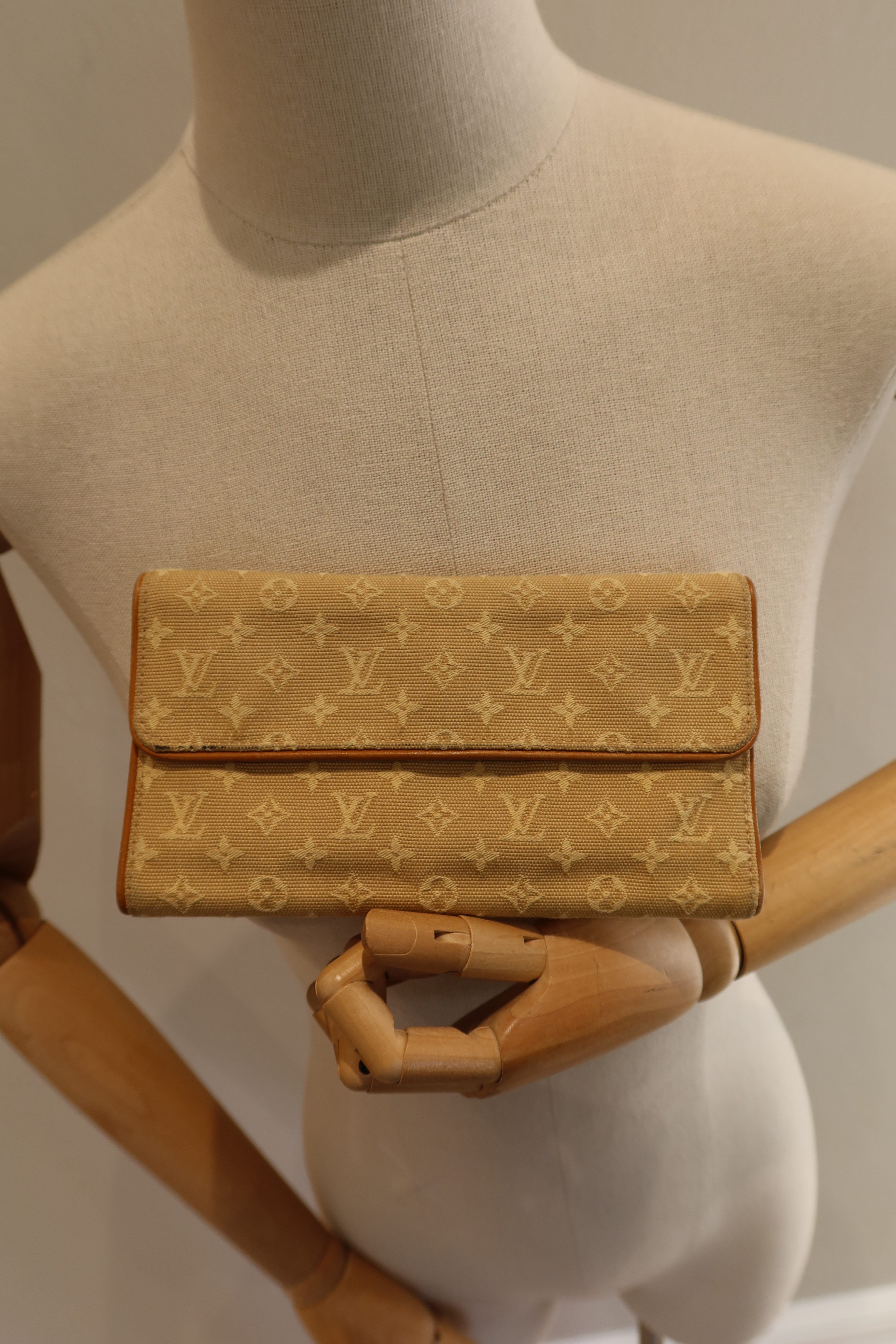 Louis Vuitton Mini Lin Compact Wallet