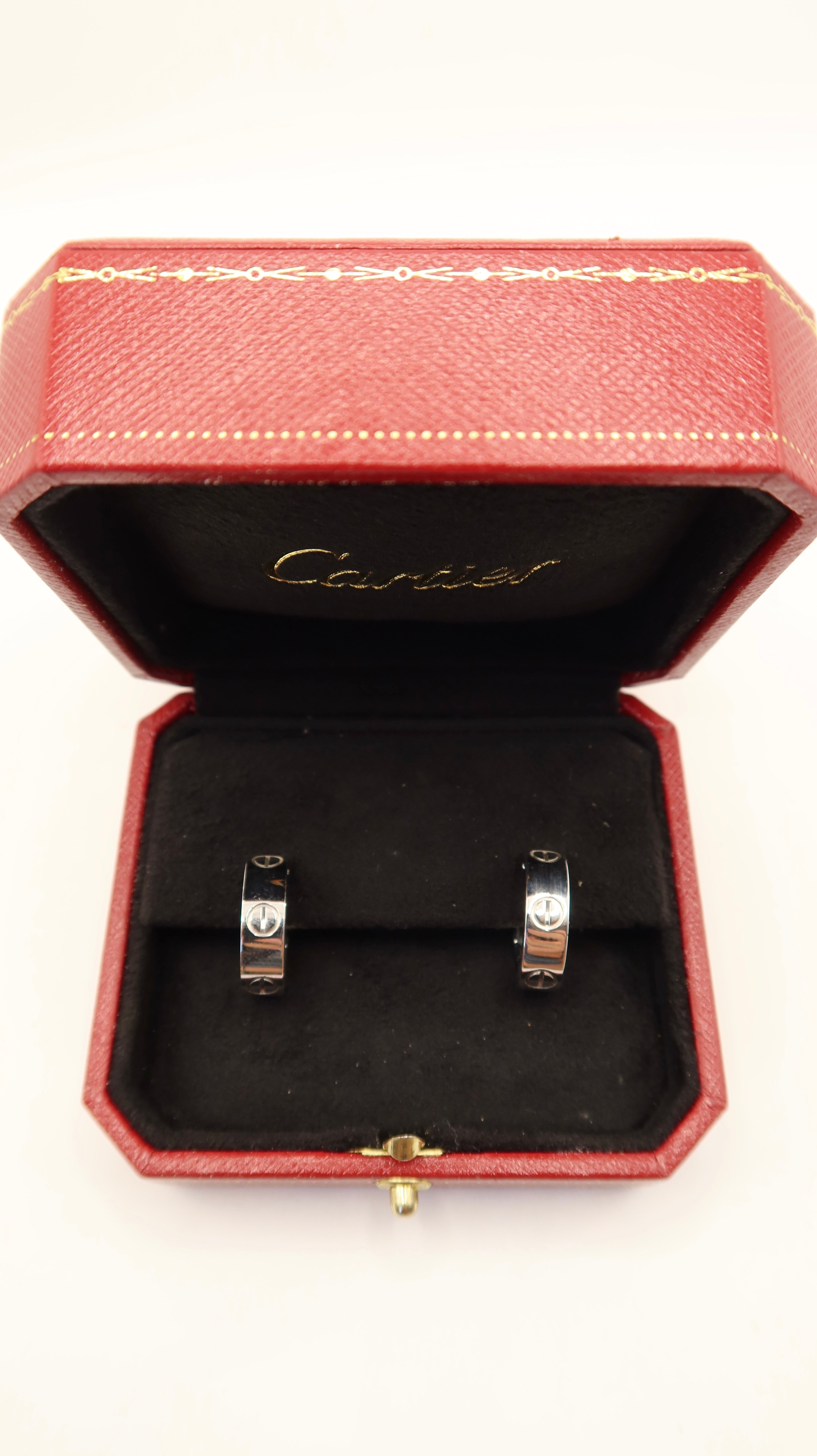 Cartier Love Earrings (WG)