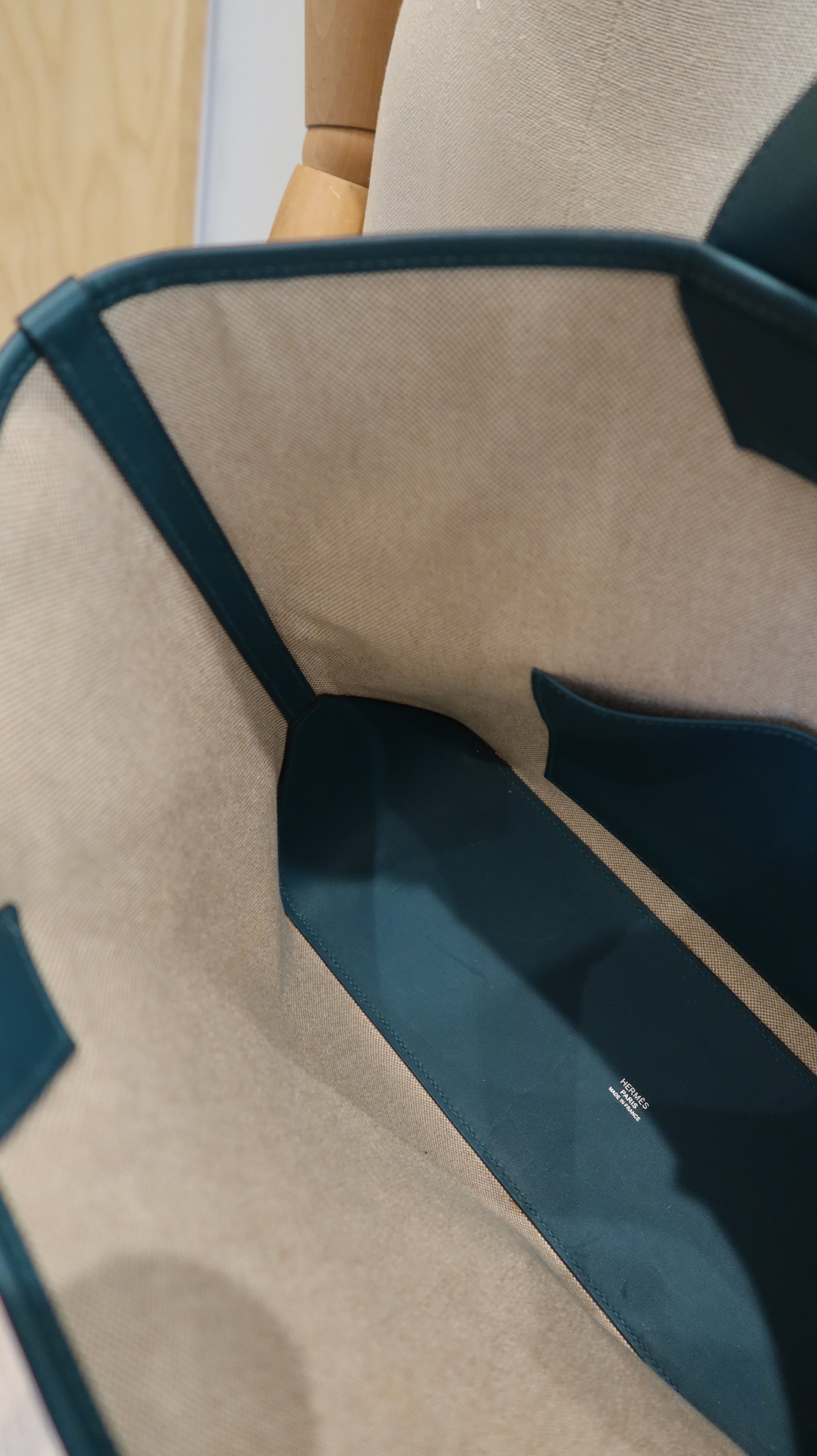 Hermès Cabas H en Biais 40 Bag