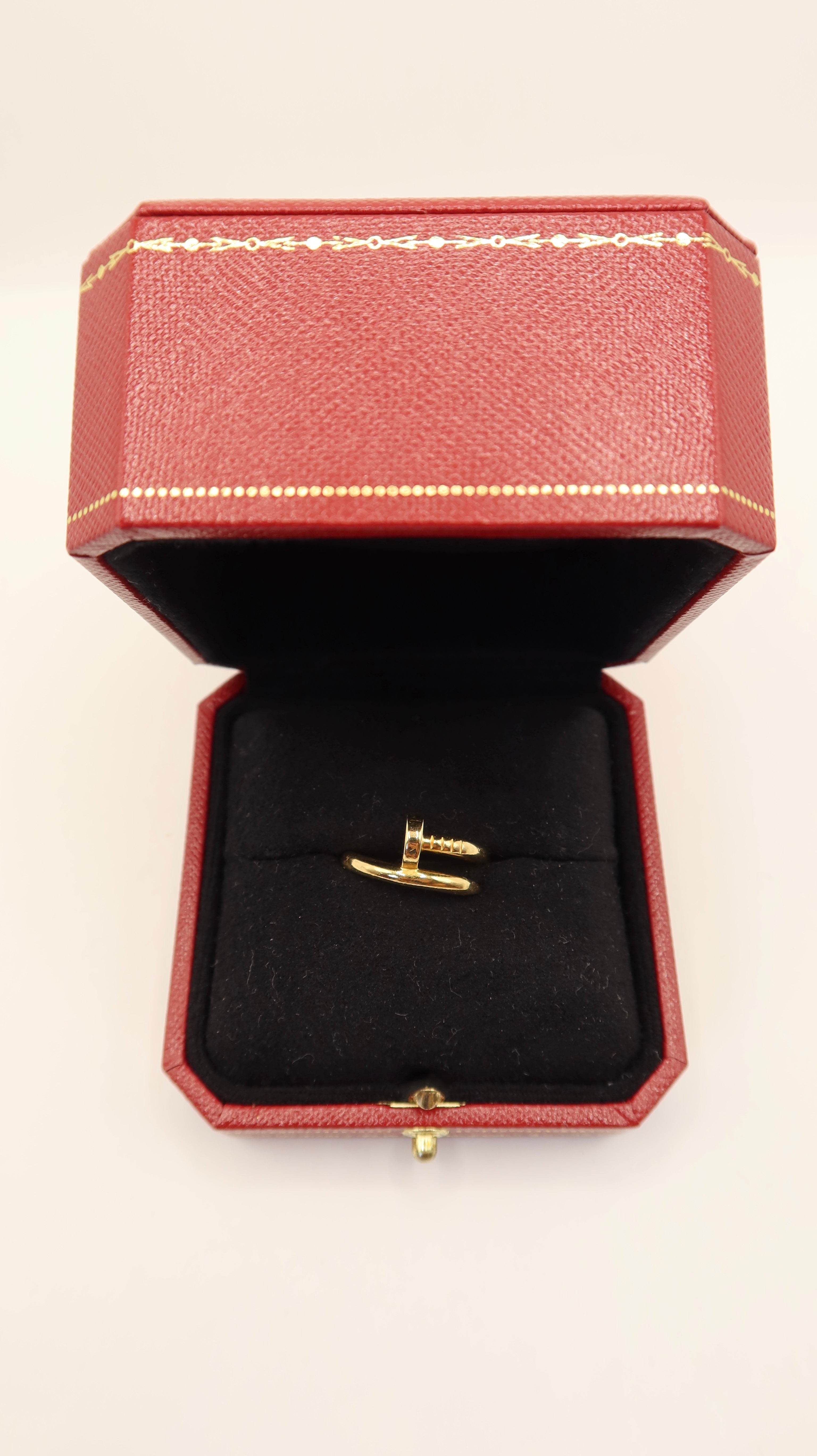 Cartier Juste Un Clou Ring (52/YG)