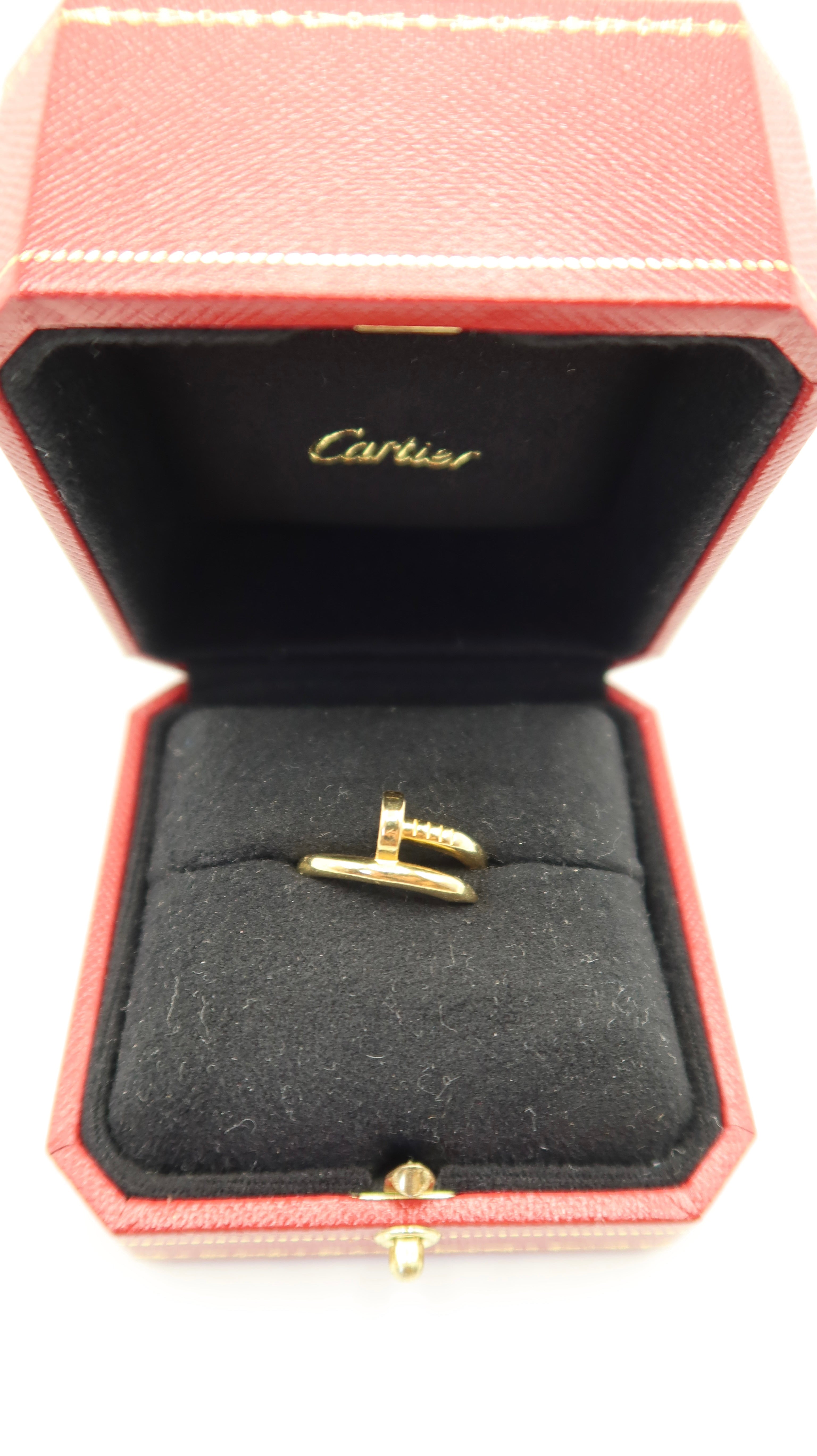 Cartier Juste Un Clou Ring (52/YG)