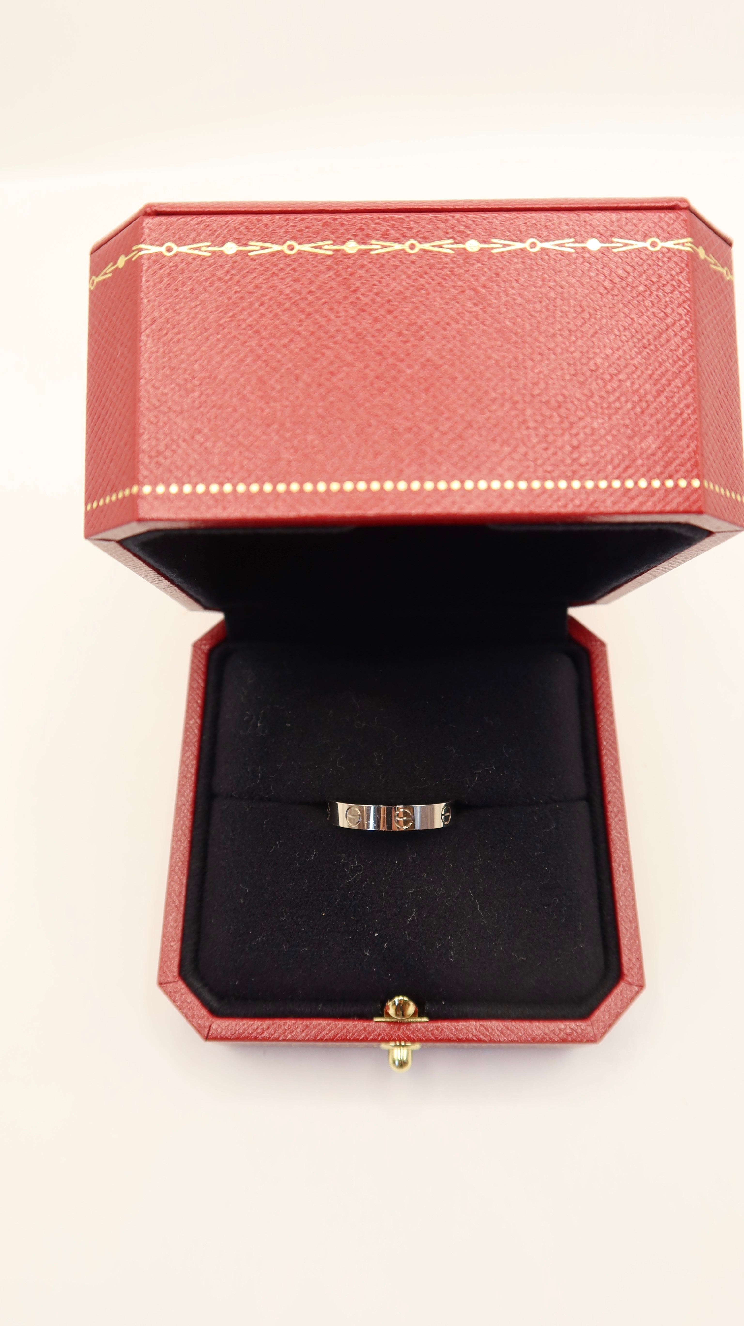 Cartier Mini Love Ring (55/WG)