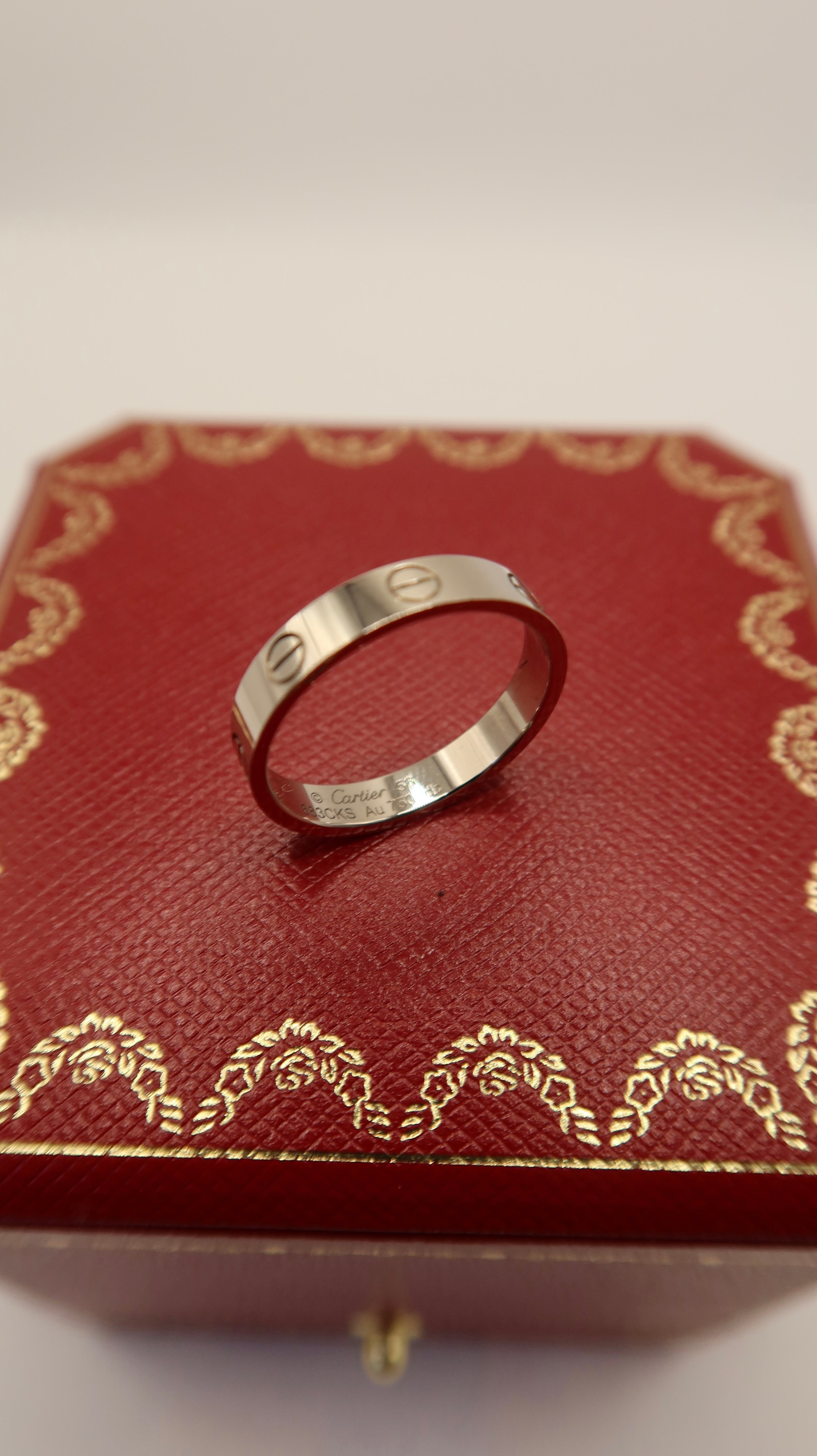 Cartier Mini Love Ring (55/WG)