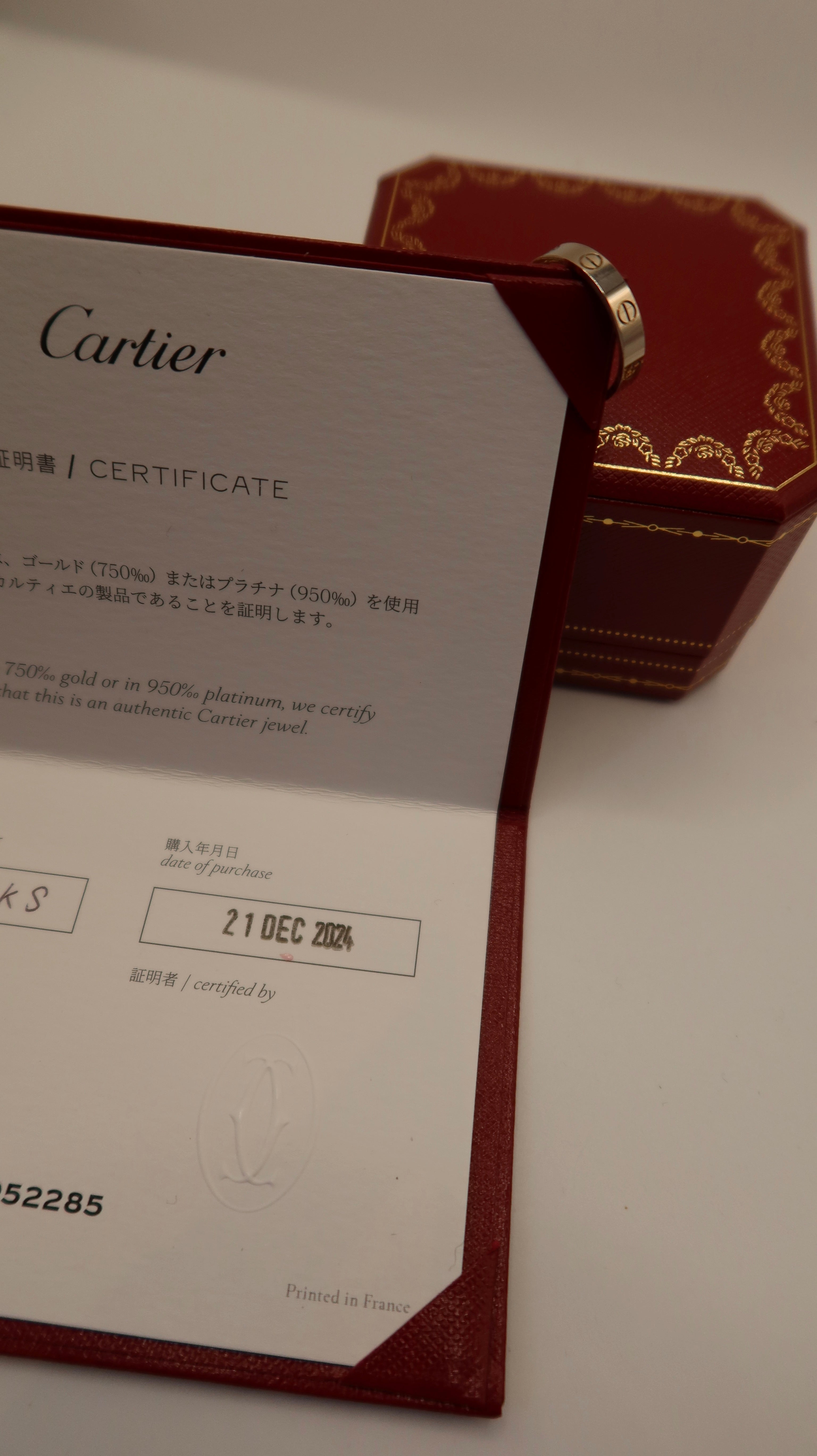 Cartier Mini Love Ring (55/WG)