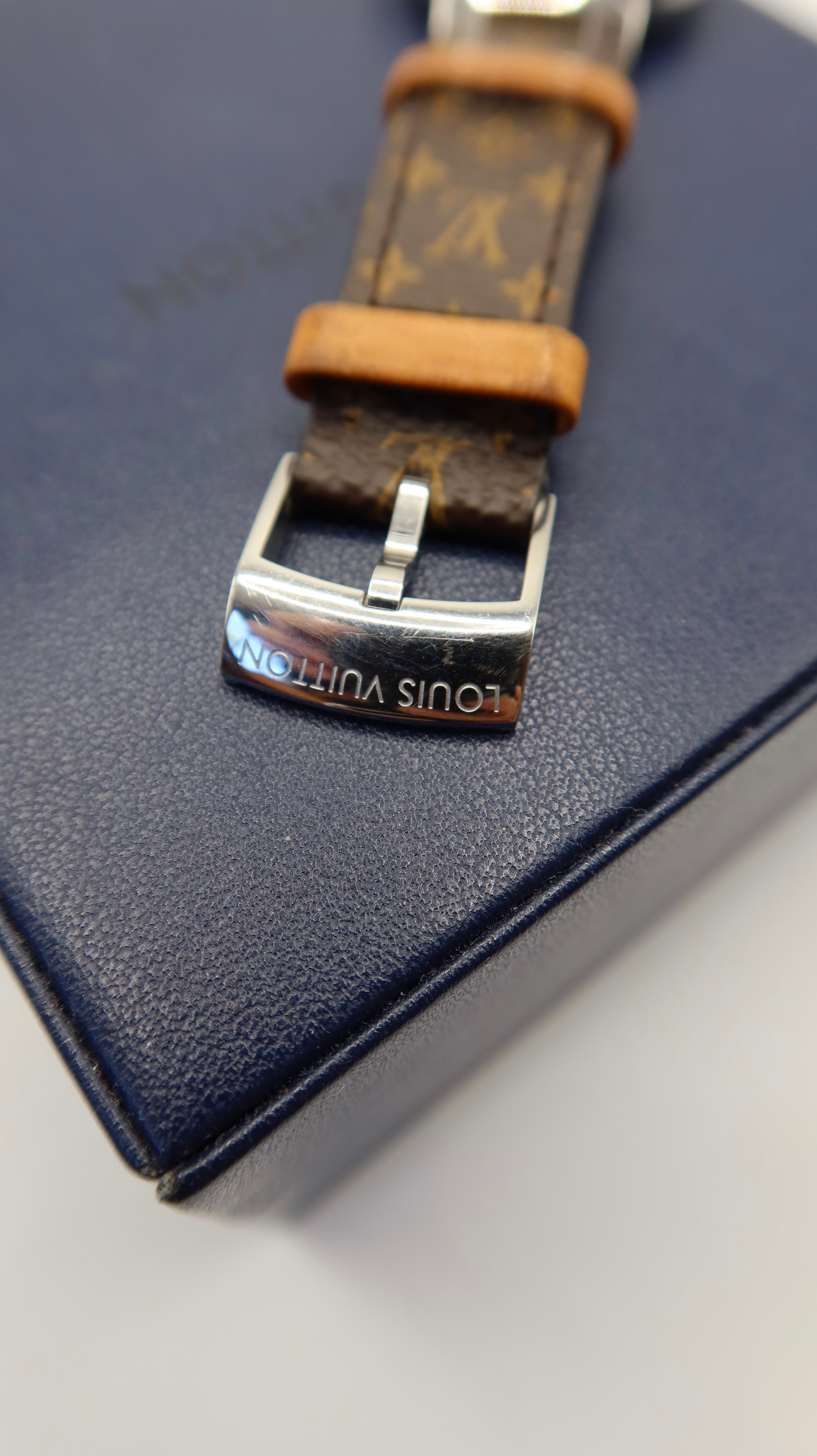 Louis Vuitton Tambour Monogram Watch (34mm)