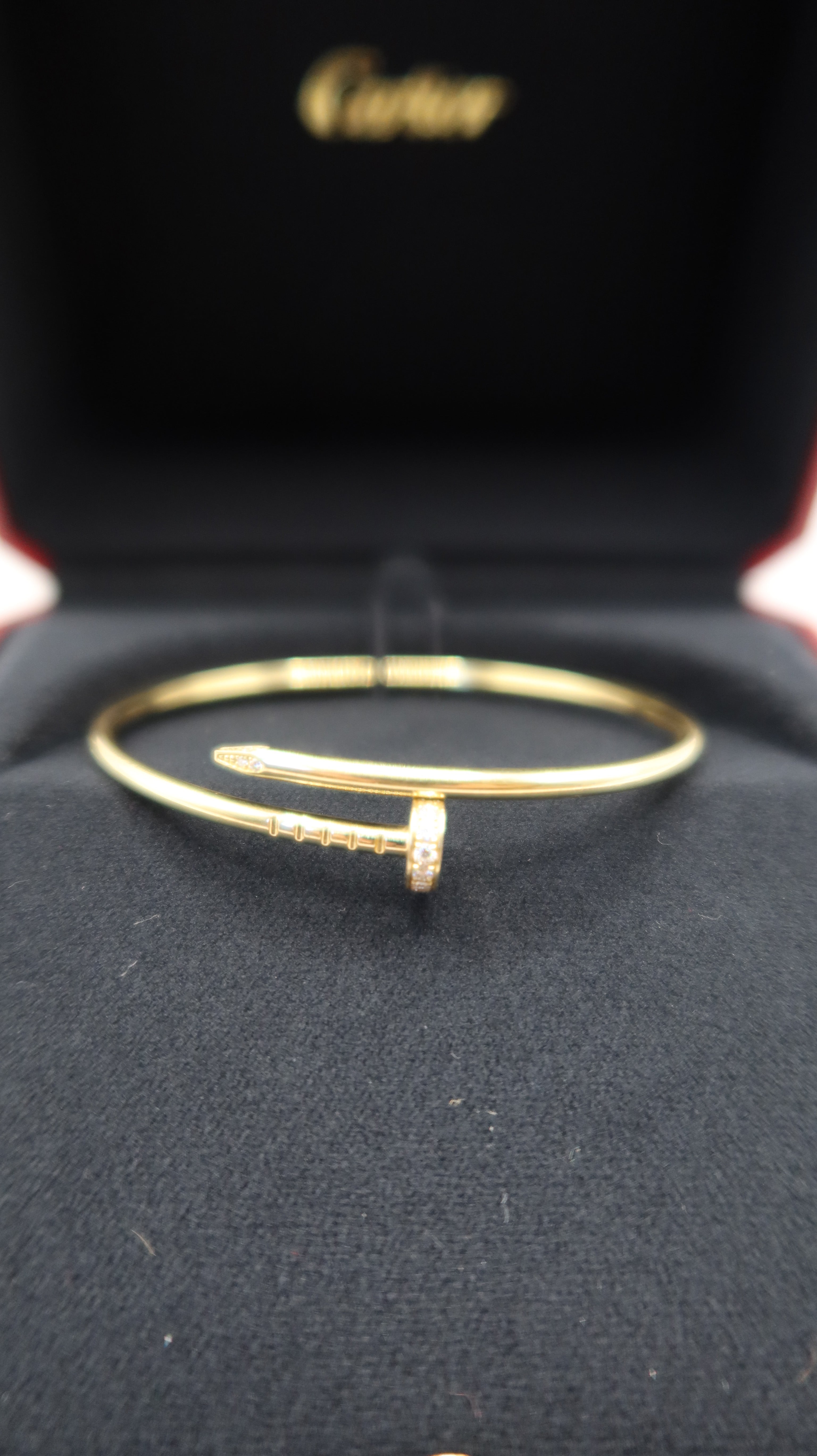 Cartier Juste Un Clou Bracelet with Diamonds (16/YG)