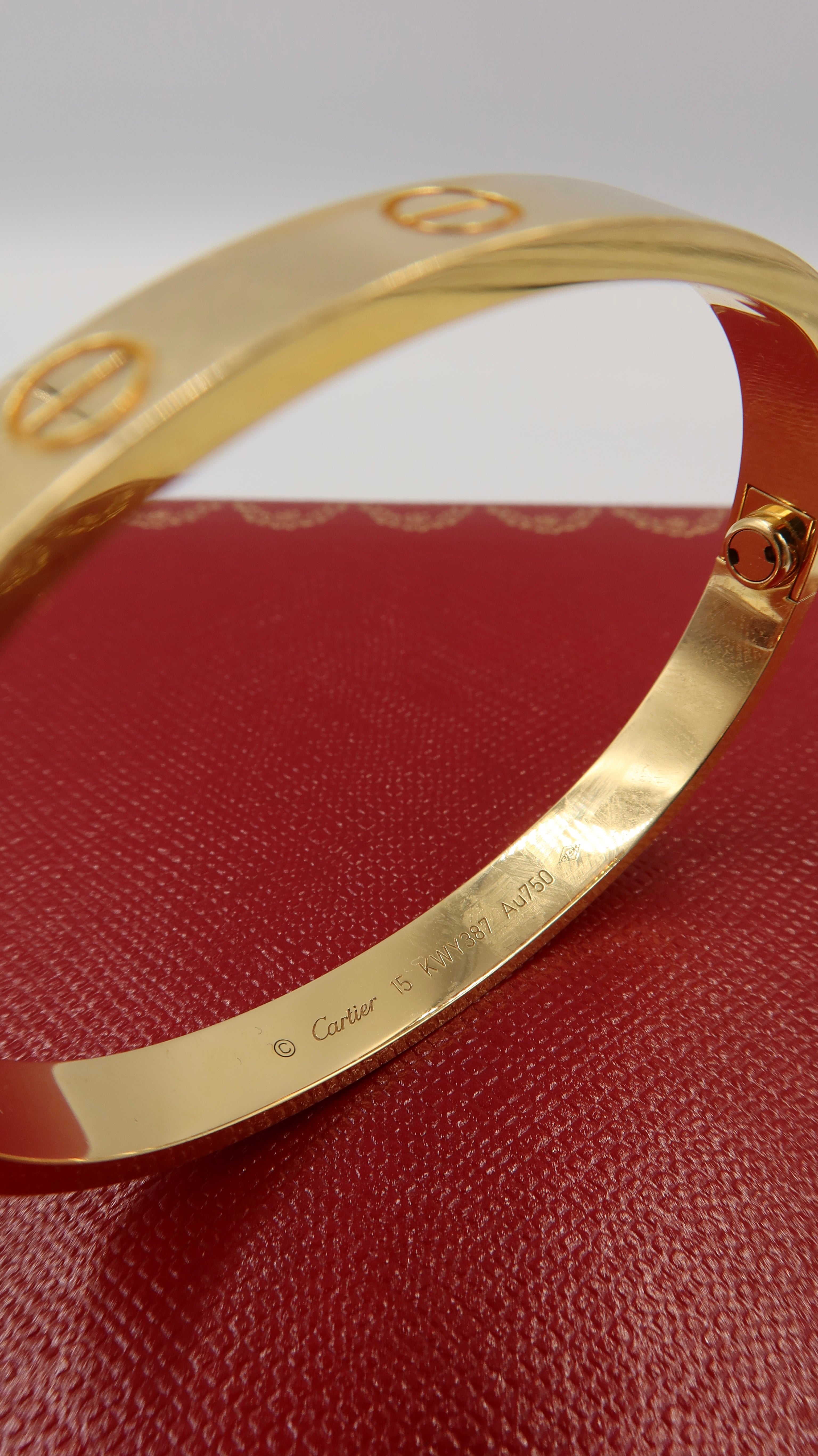 Cartier Love Bracelet (15/YG/*FULL SET*)