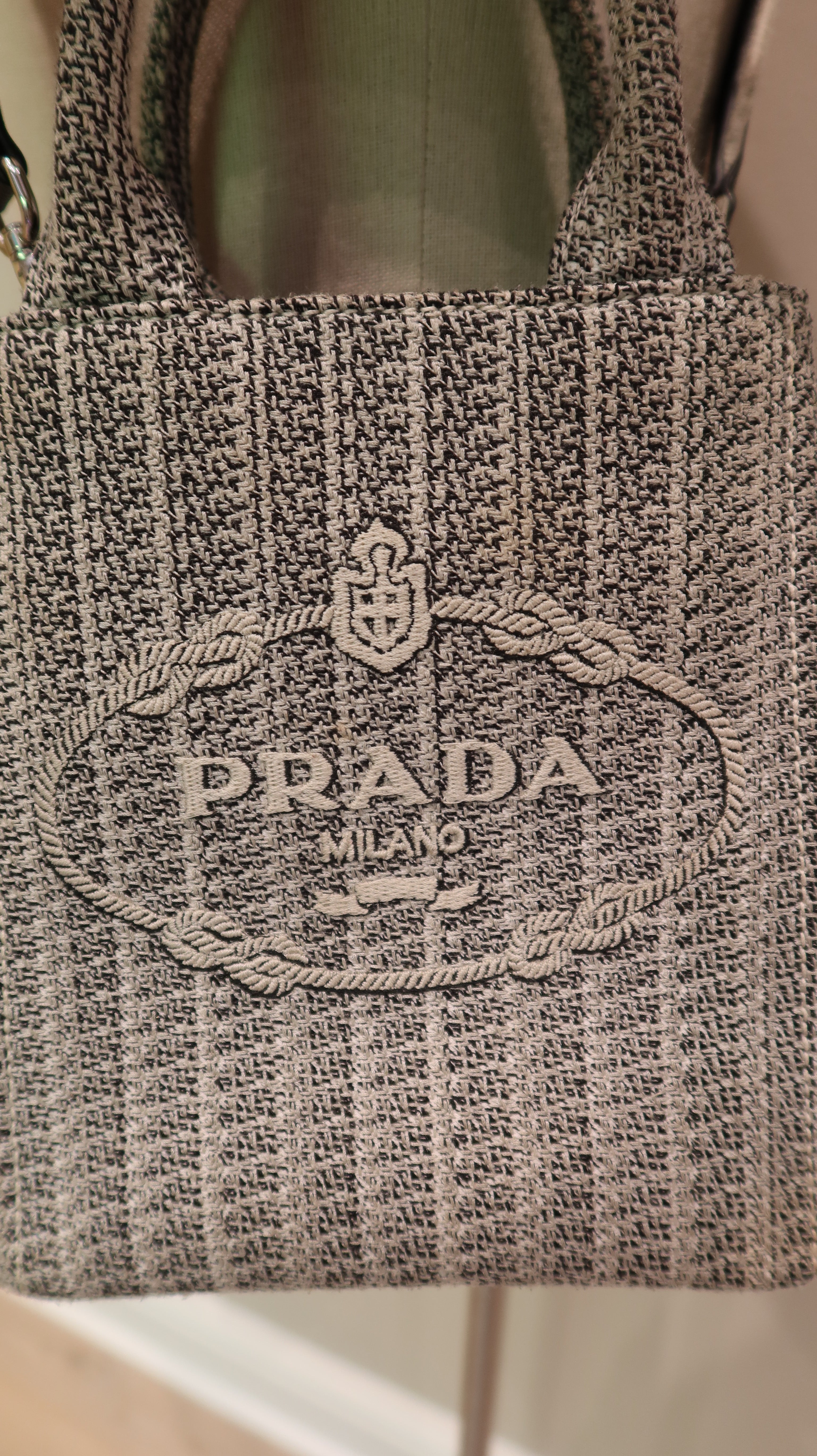 Prada Jacquard Tote