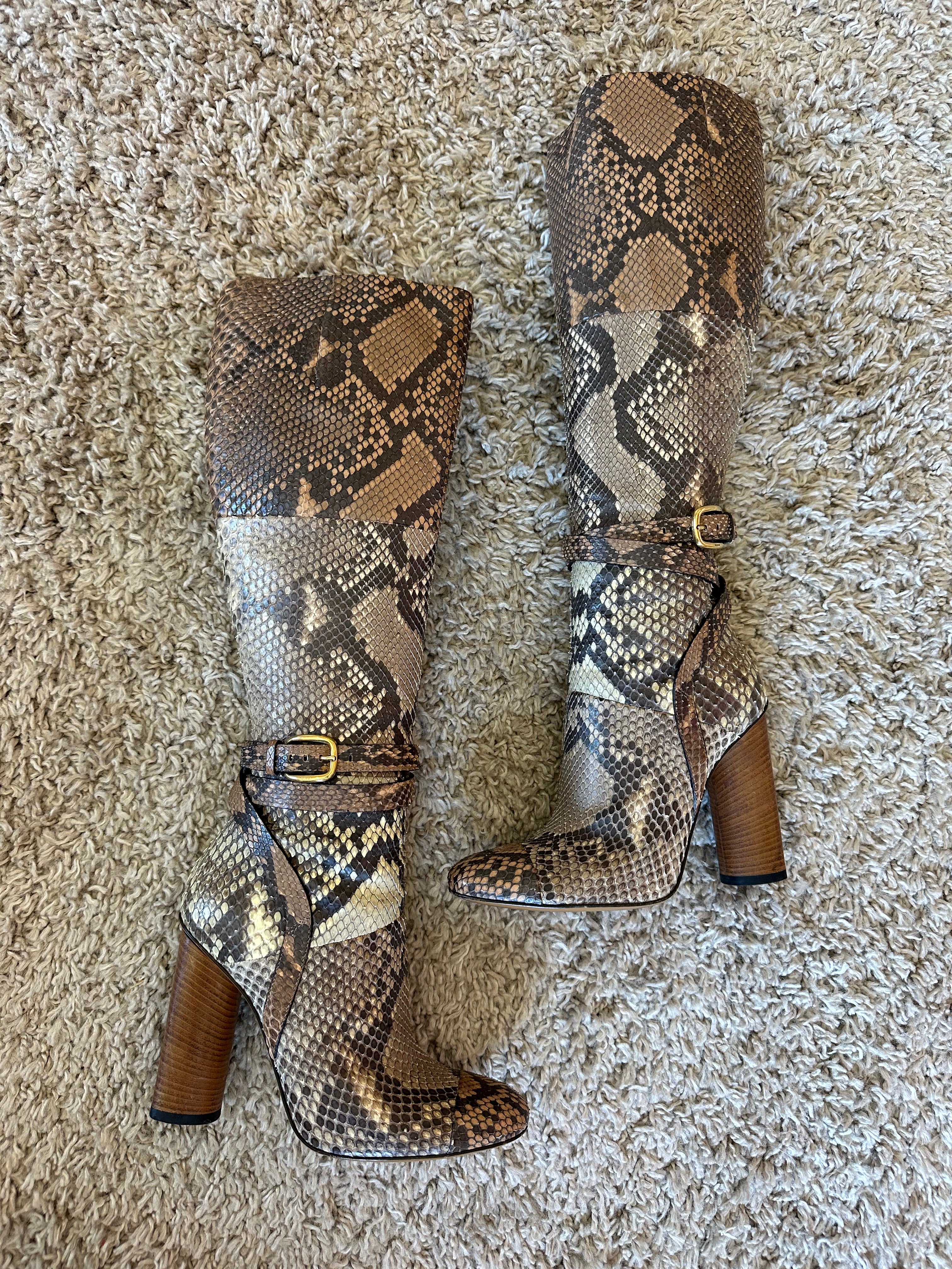 Gucci Python Boots (EU37)