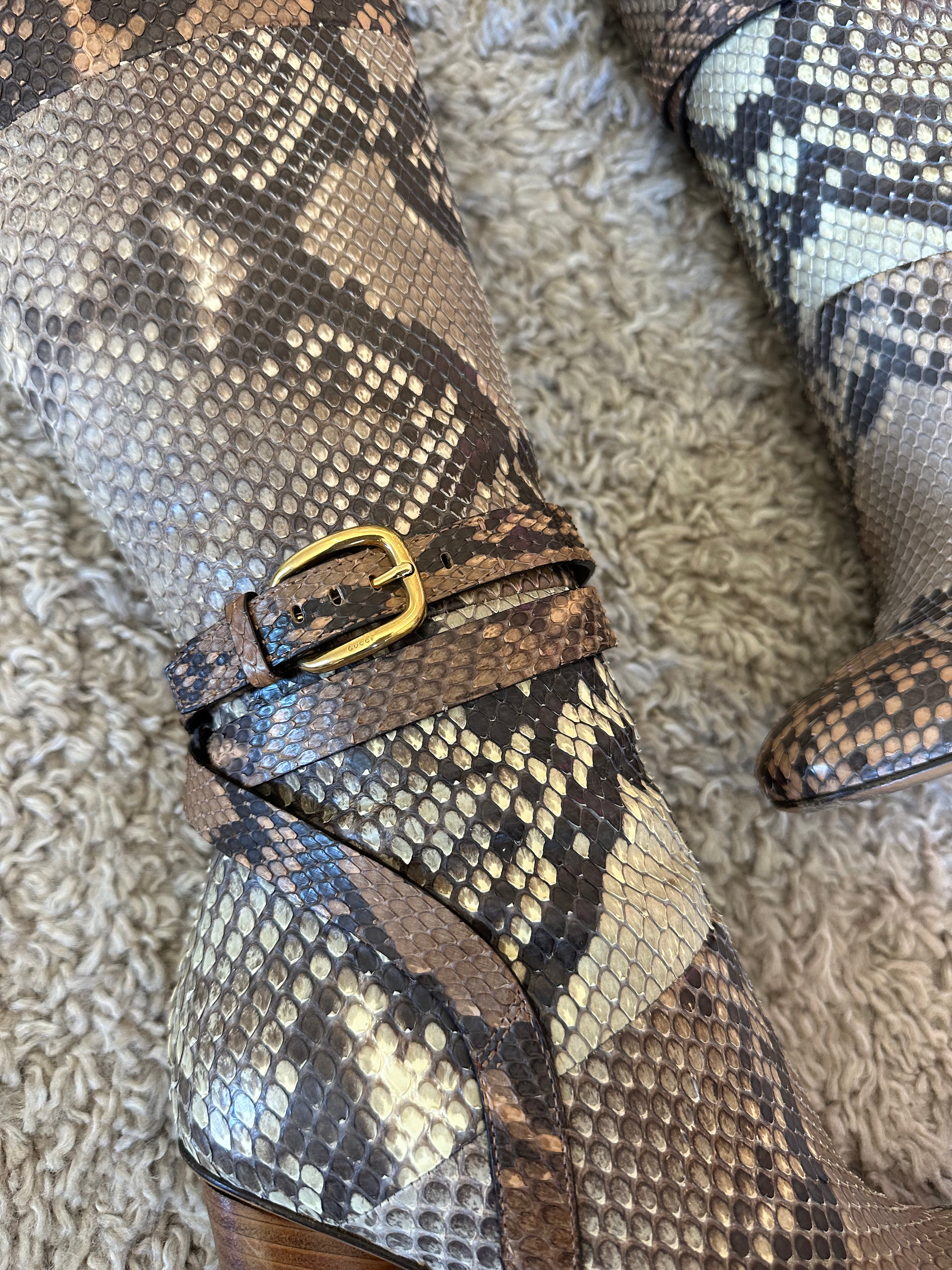 Gucci Python Boots (EU37)