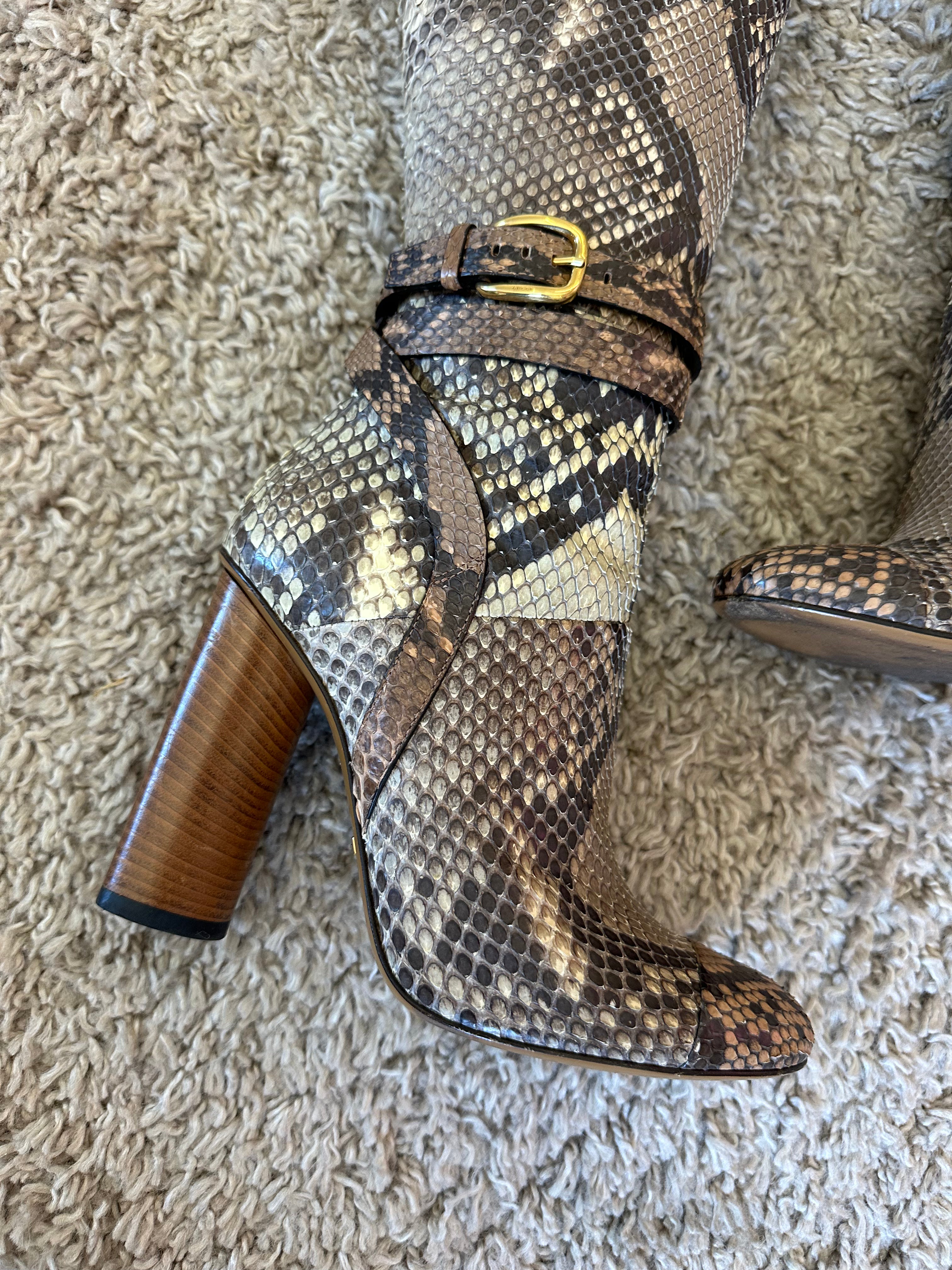 Gucci Python Boots (EU37)