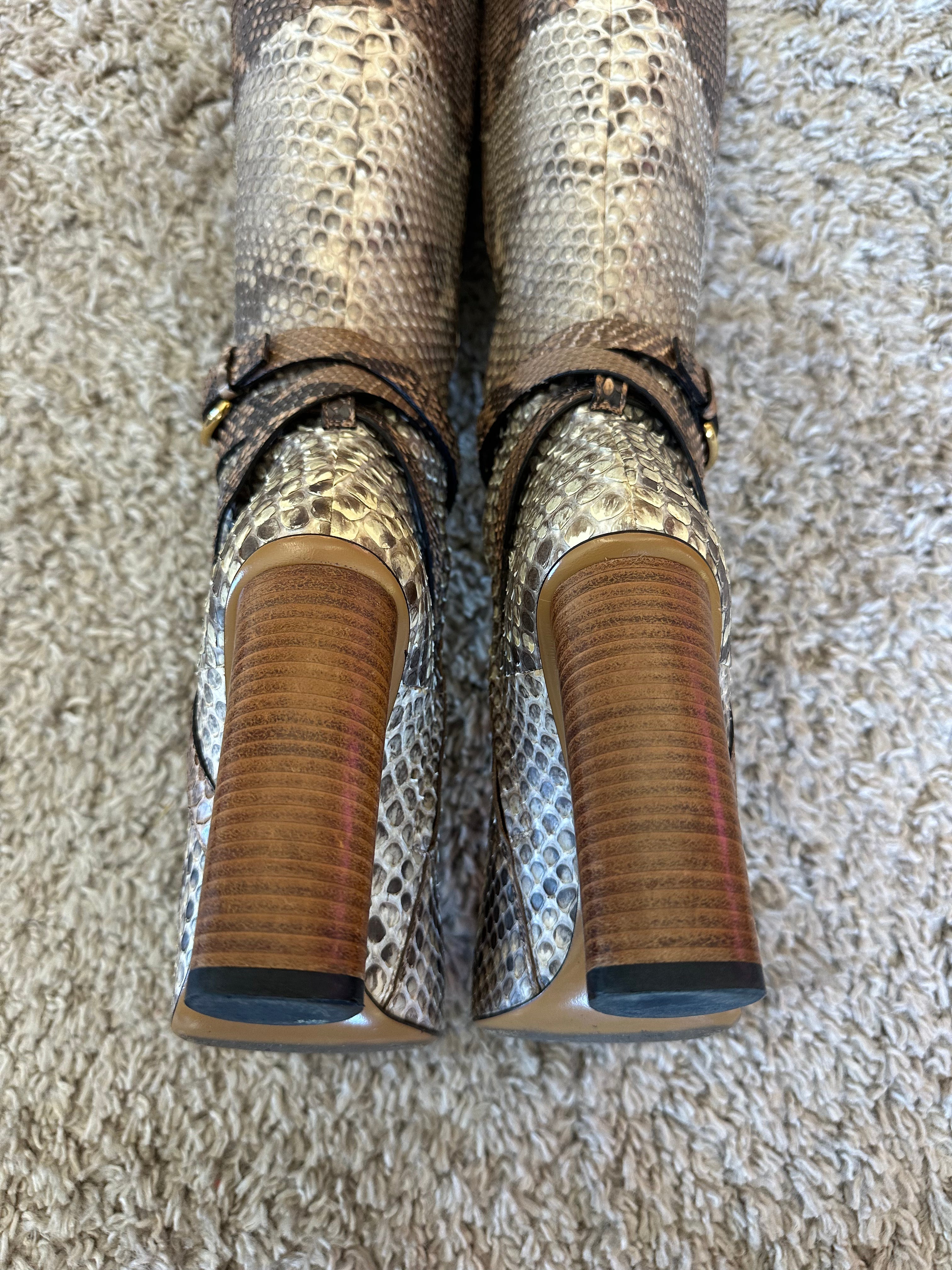 Gucci Python Boots (EU37)