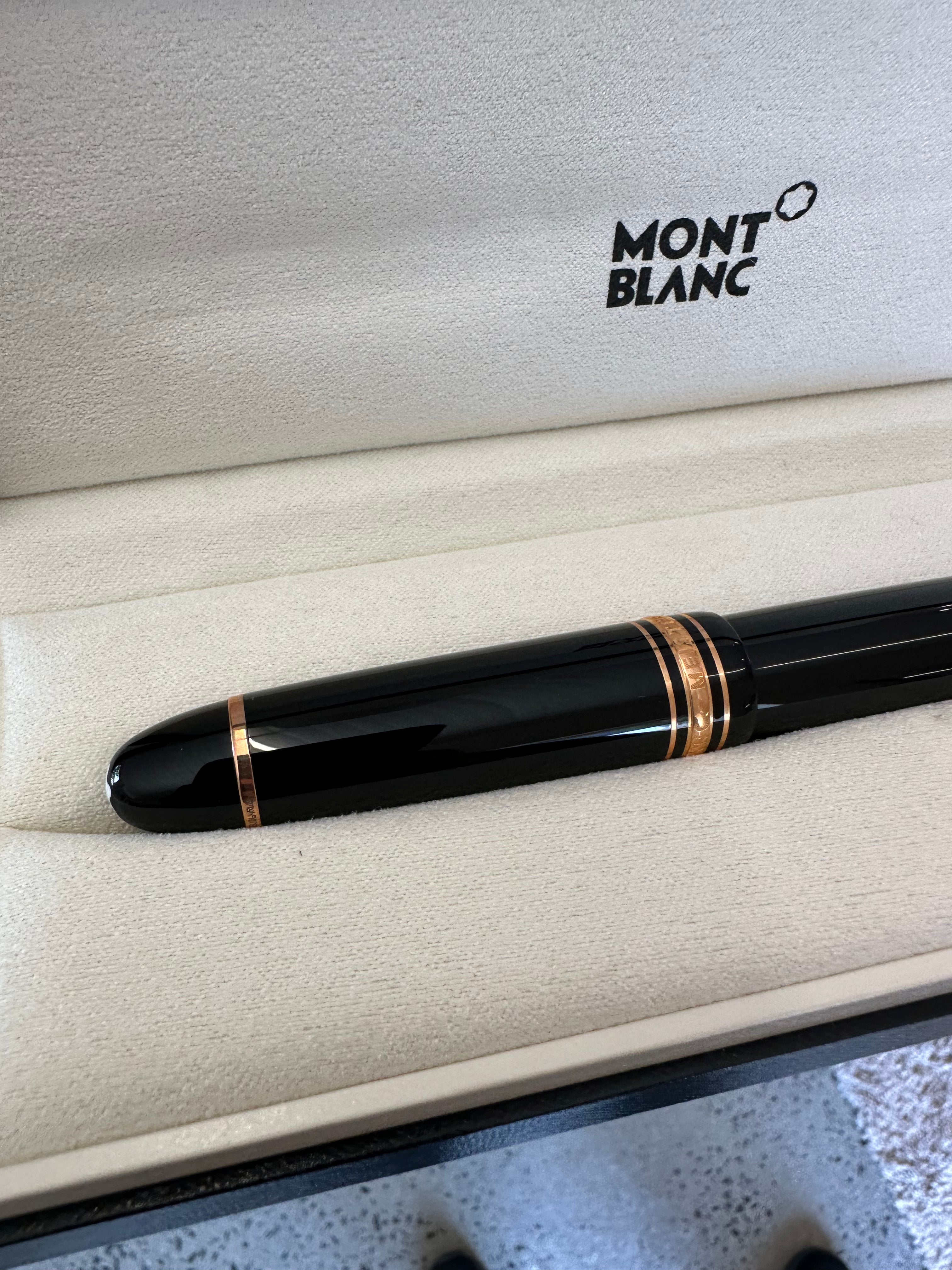 Montblanc Meisterstück Rose-Gold Coated Fountain Pen