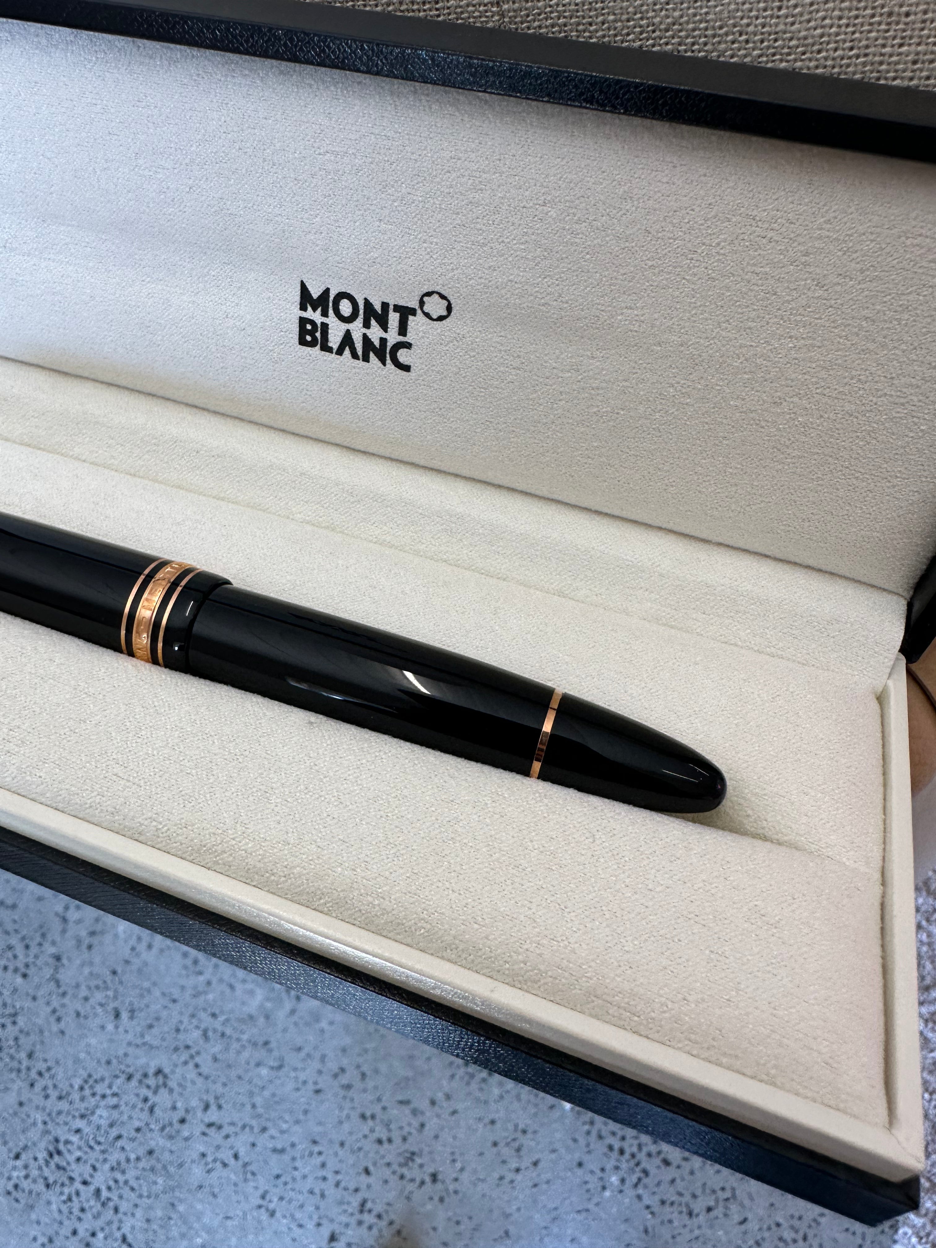 Montblanc Meisterstück Rose-Gold Coated Fountain Pen