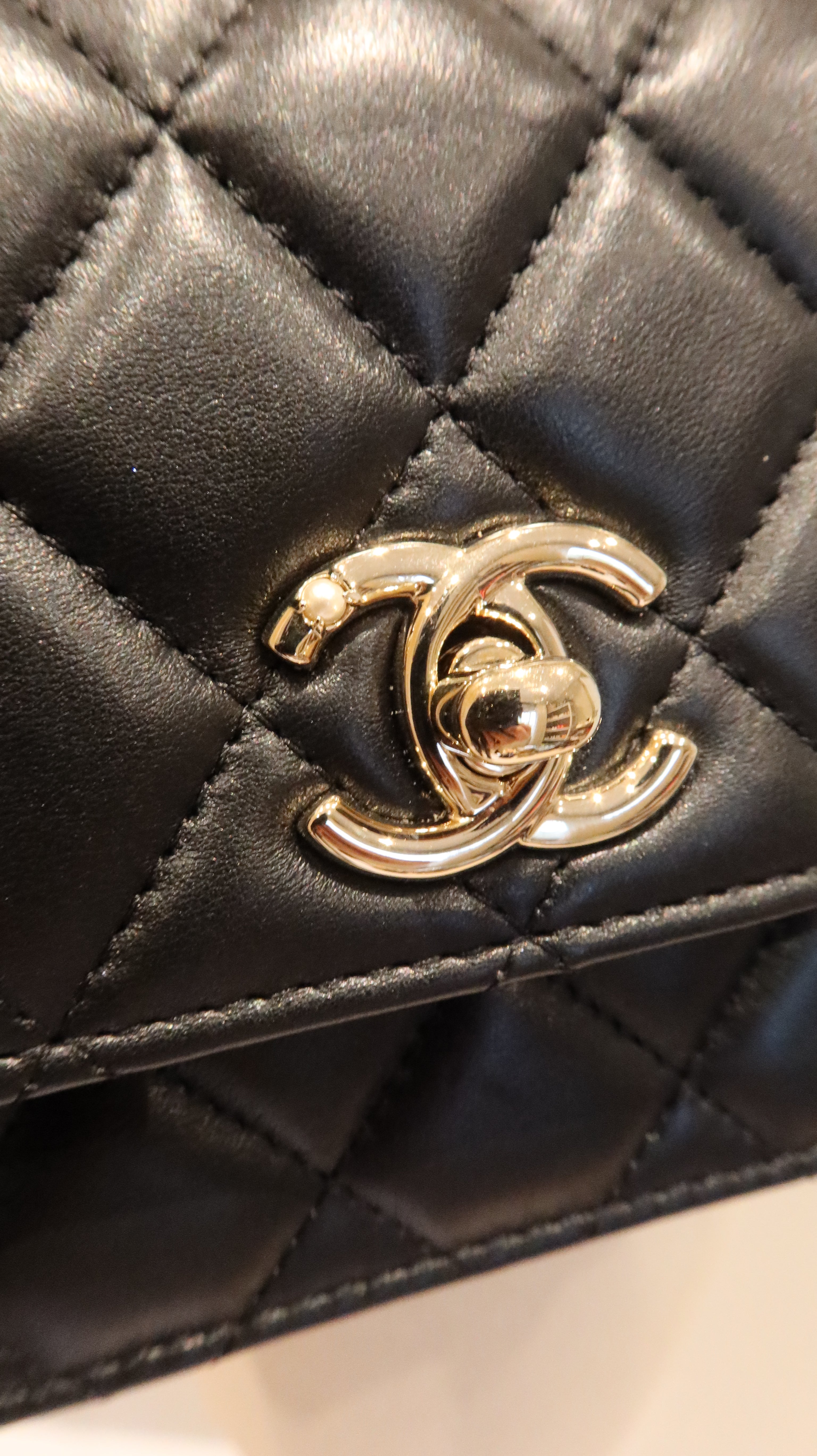 Chanel Pearl Top Handle Bag