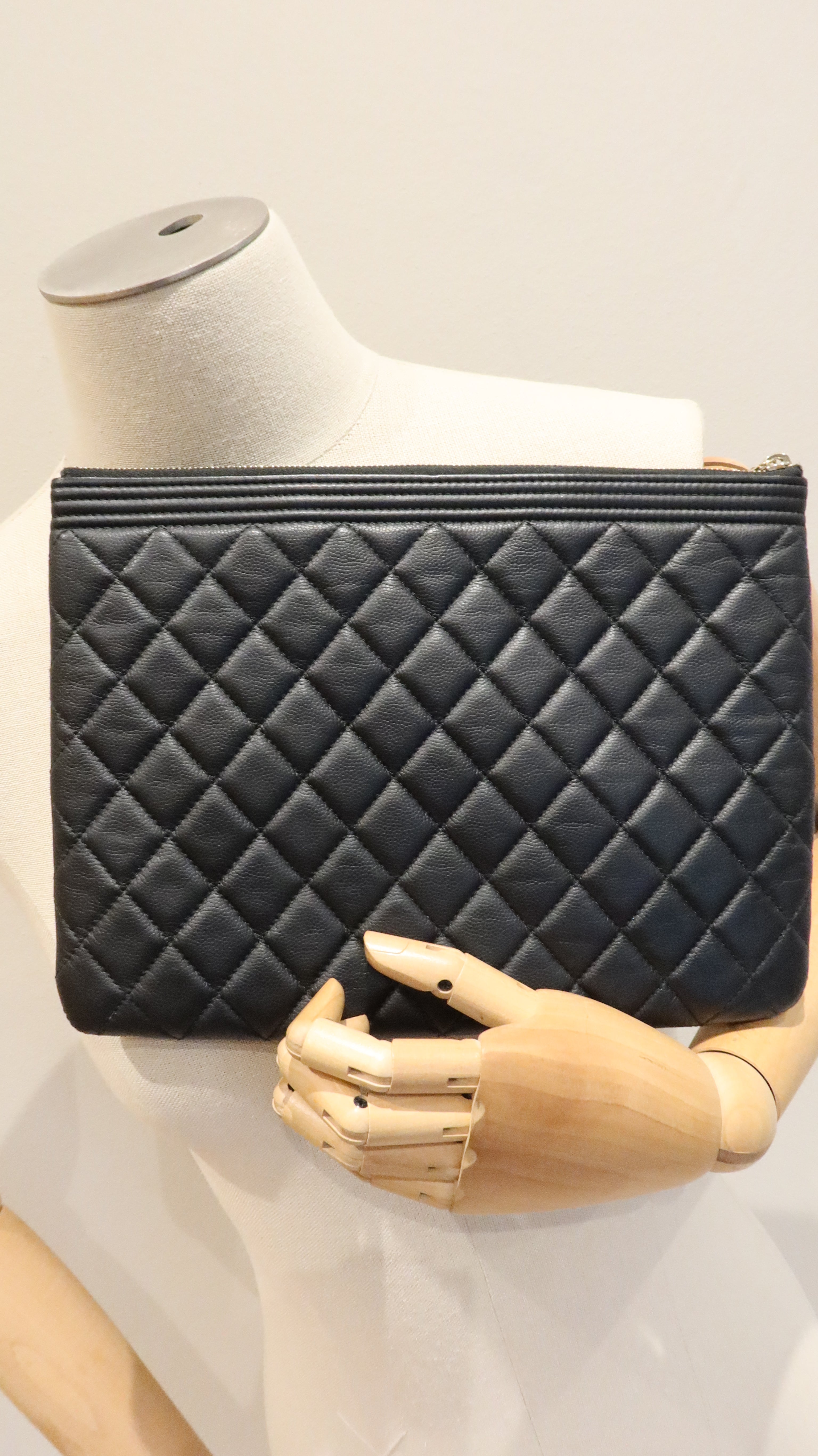 Chanel Boy Clutch