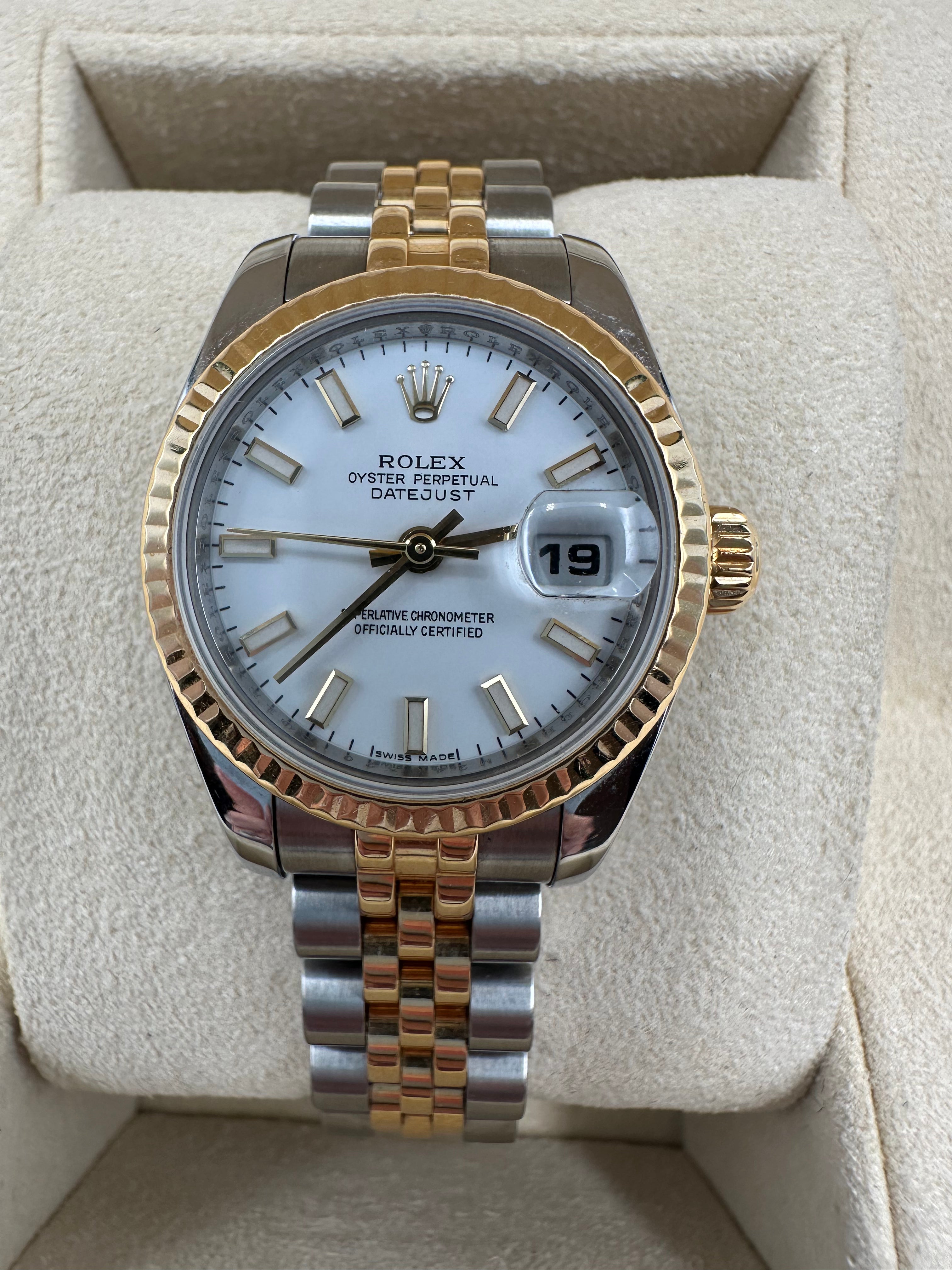 Rolex DateJust 26mm 18k Yellow Gold & Steel