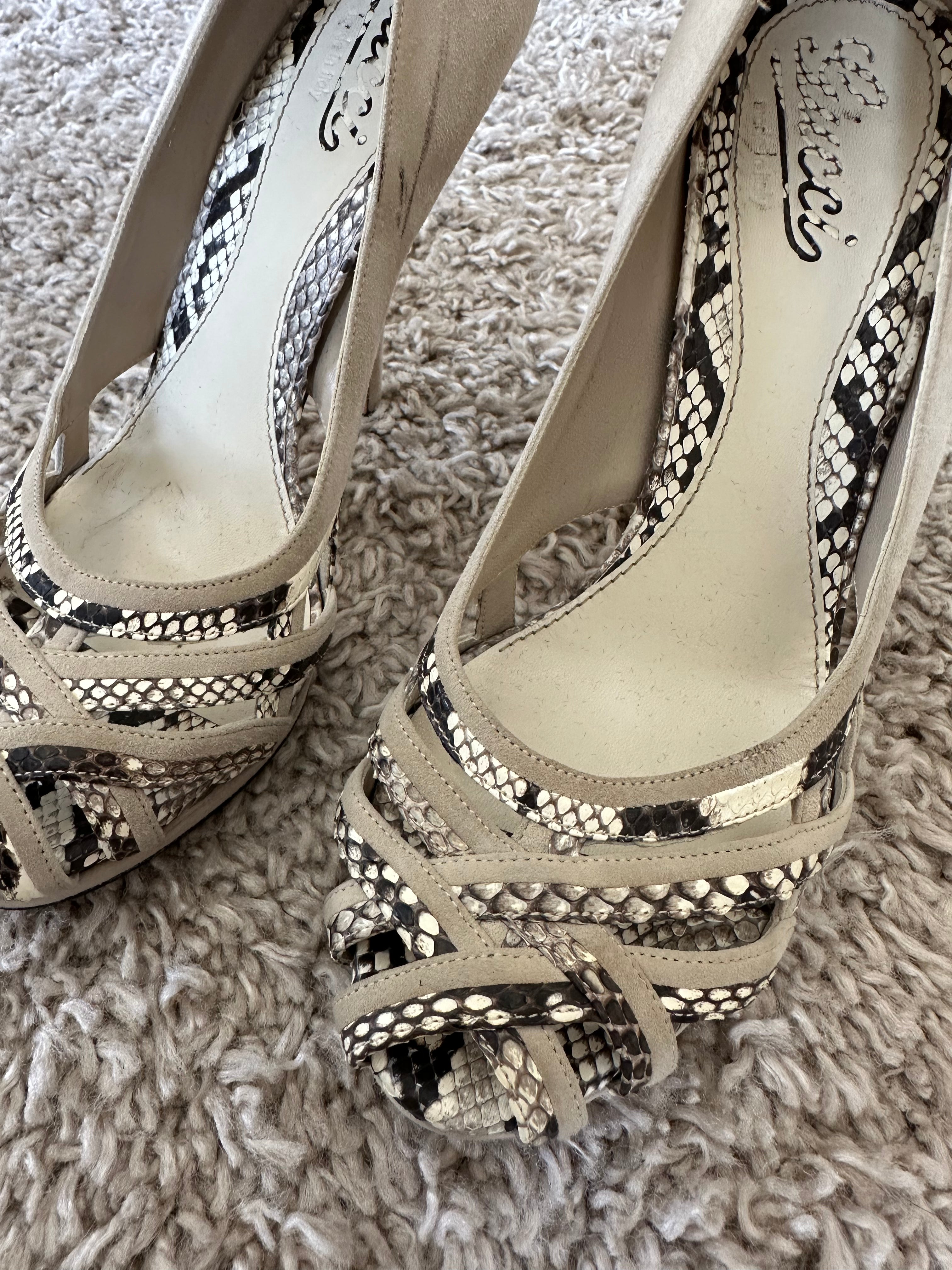 Gucci Python Heels (EU38)