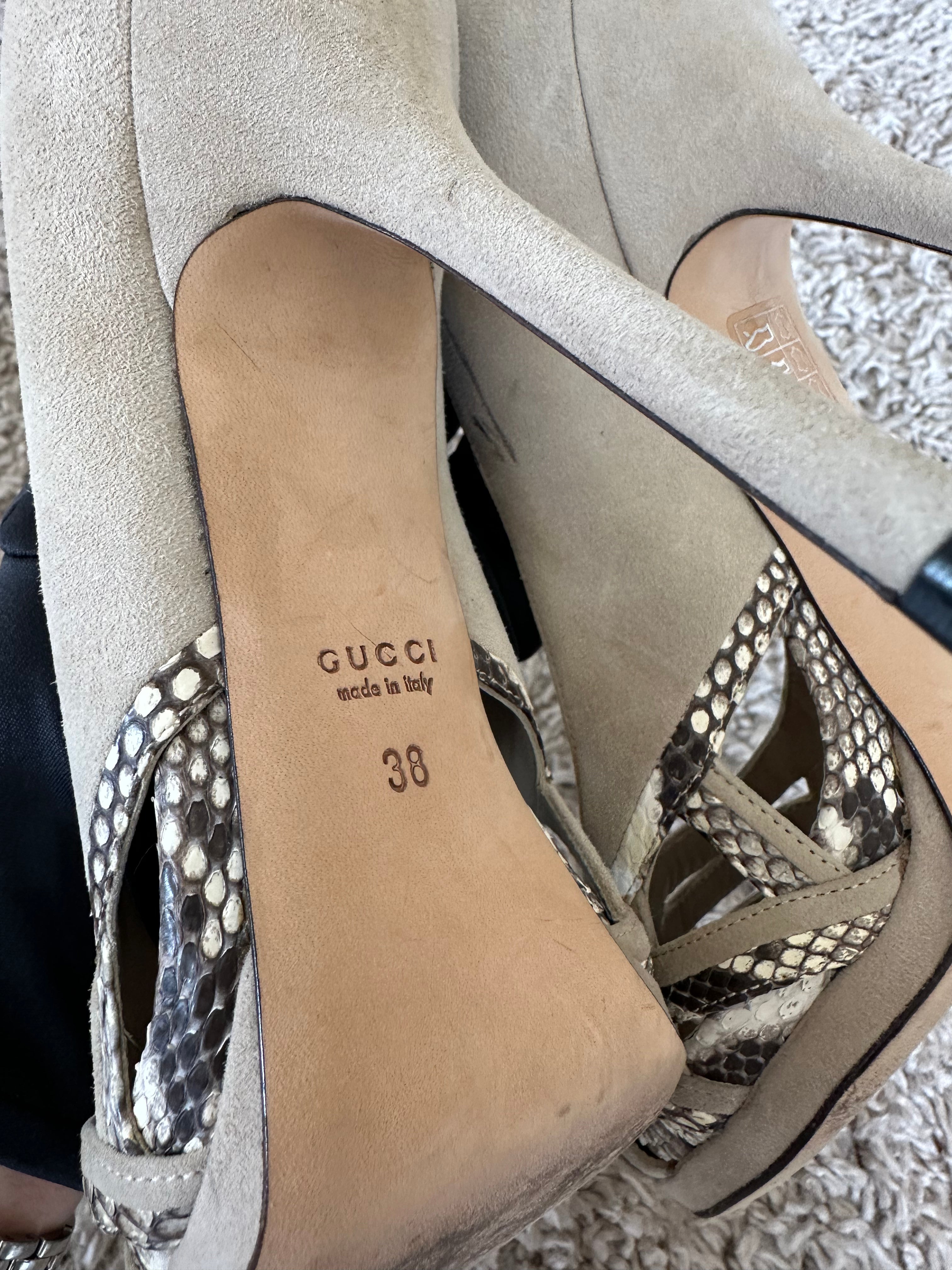 Gucci Python Heels (EU38)