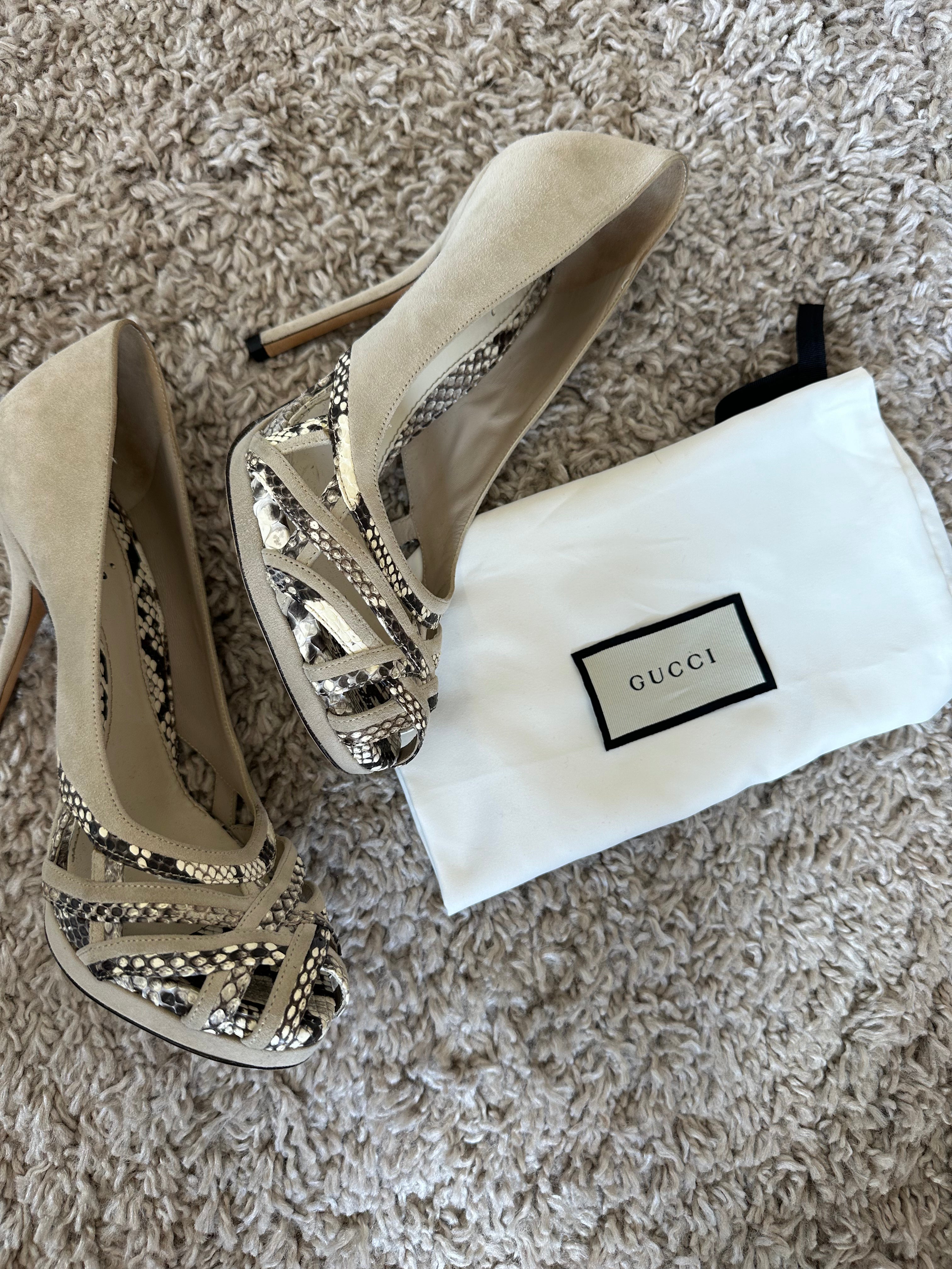 Gucci Python Heels (EU38)