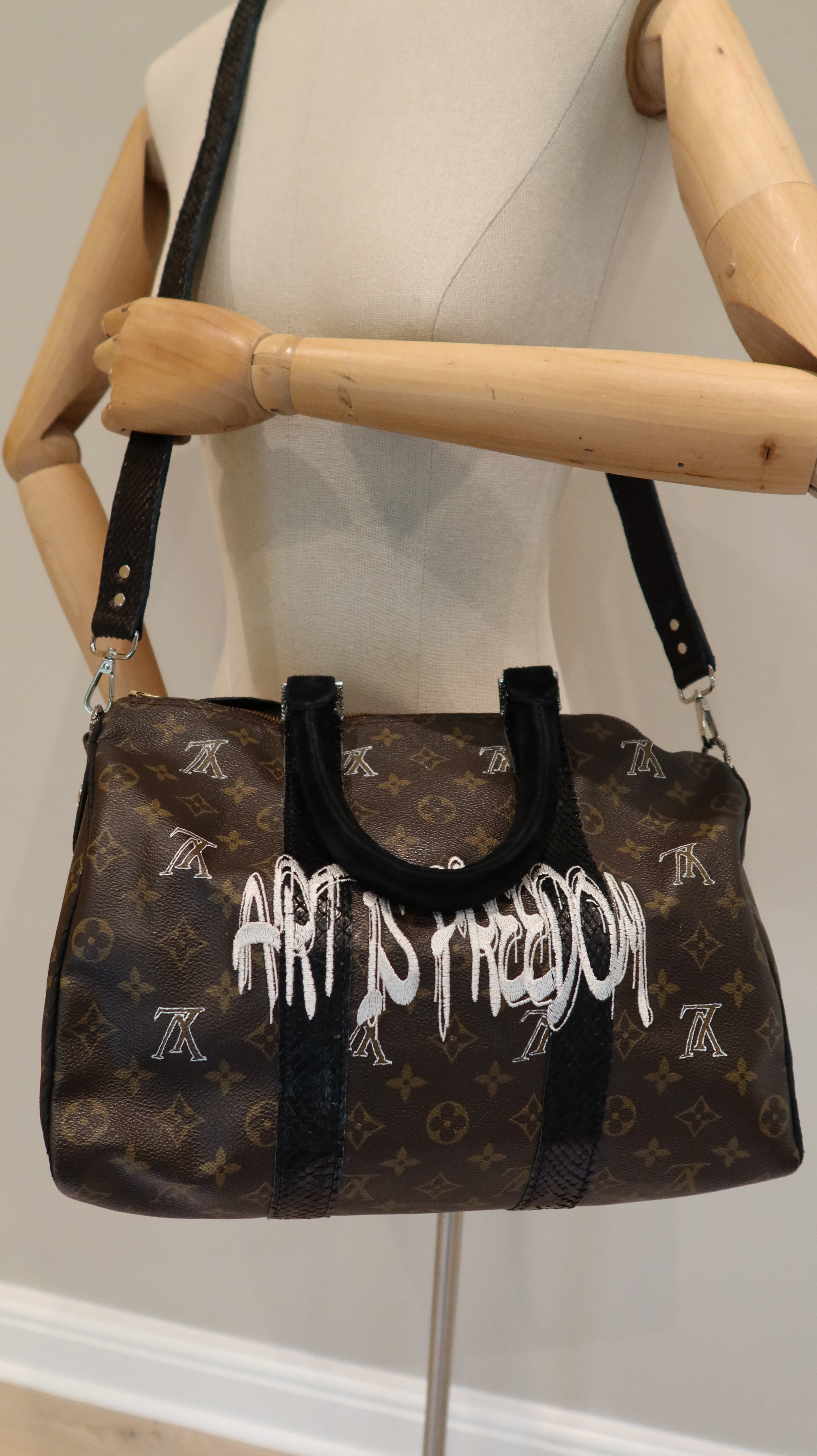 Louis Vuitton Custom Philip Karton Speedy