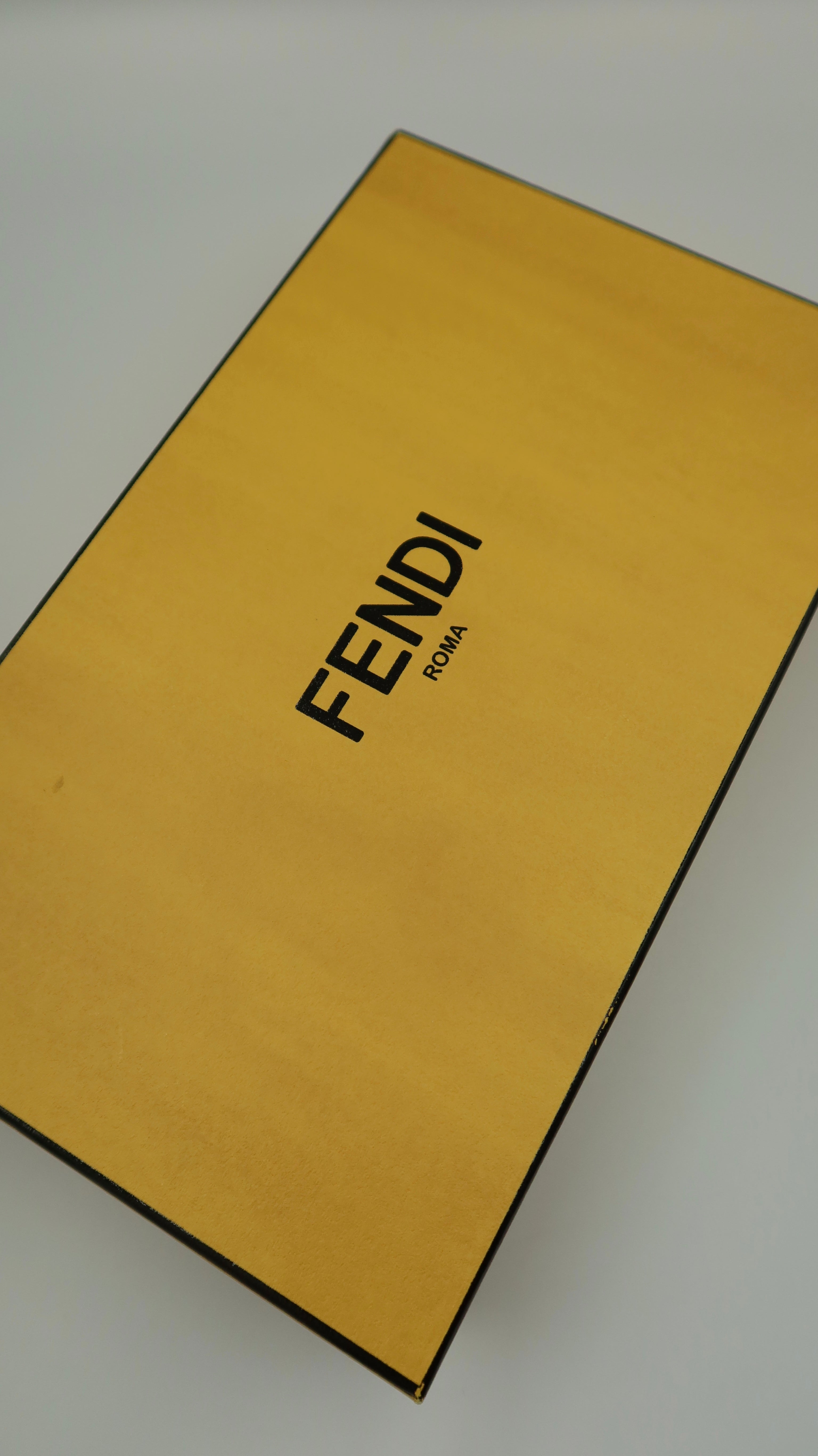 Fendi Baguette Pouch Clutch with Chain