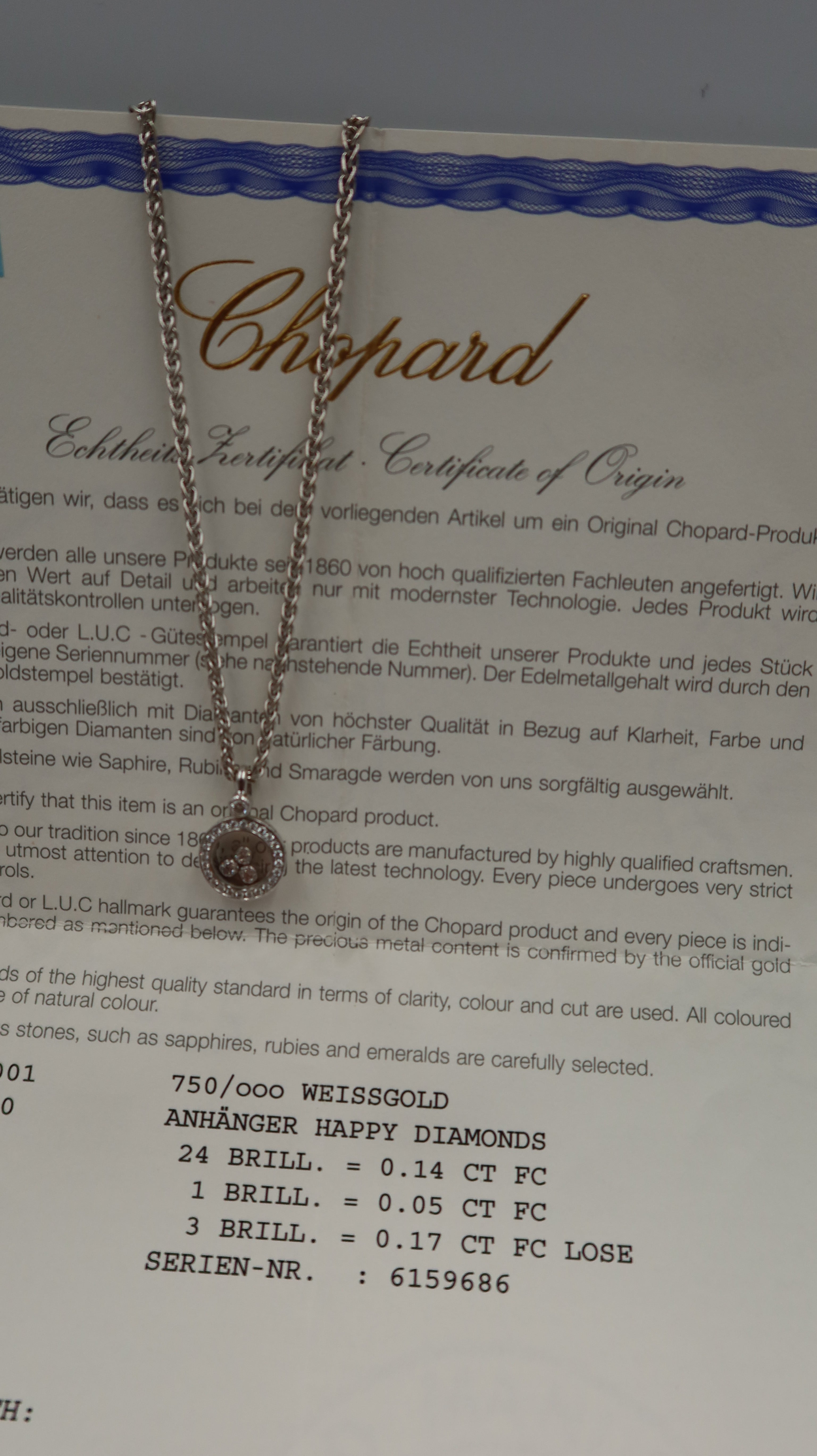 Chopard Happy Diamonds Necklace