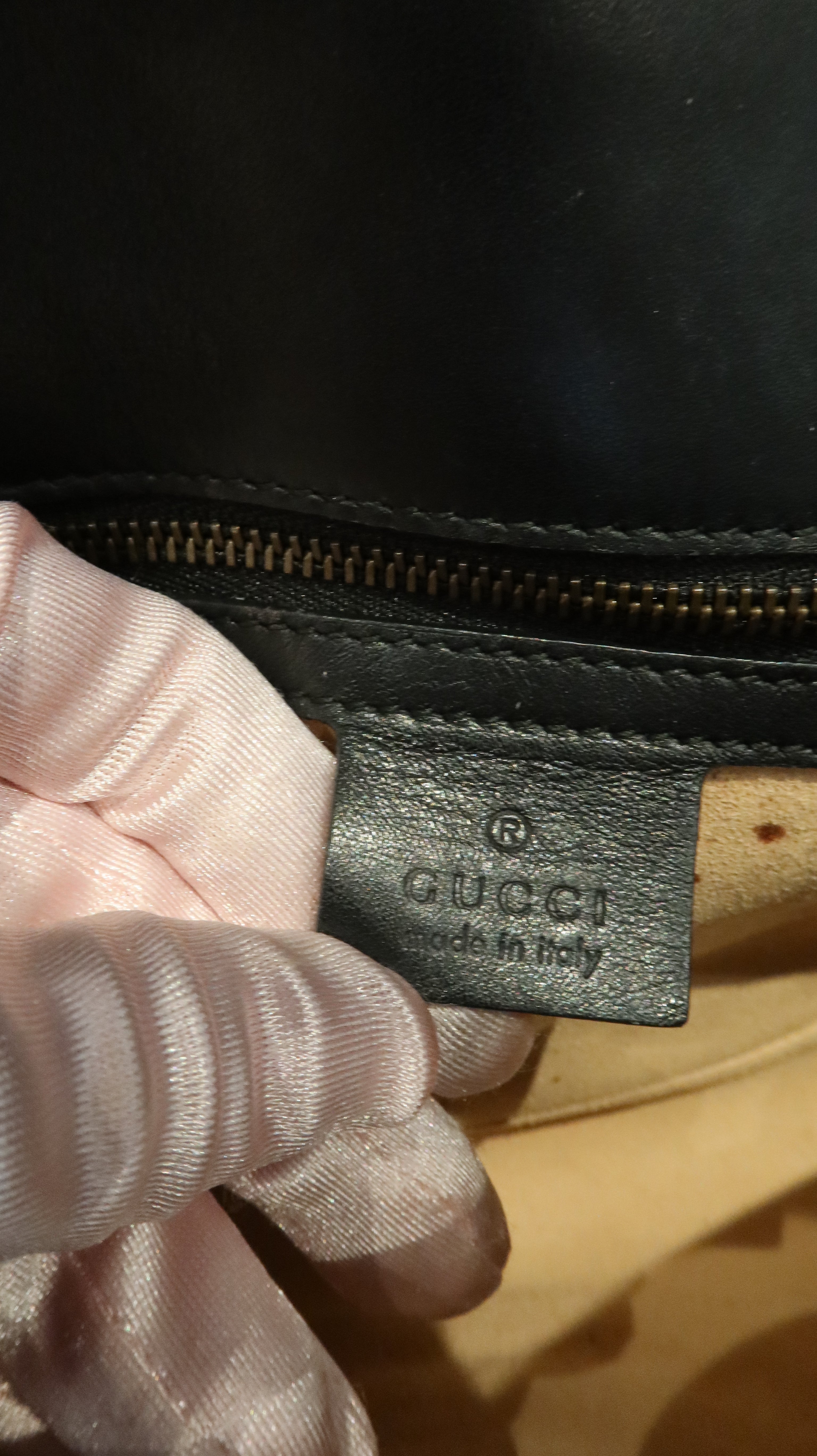 Gucci Pearl Studded Marmont Bag
