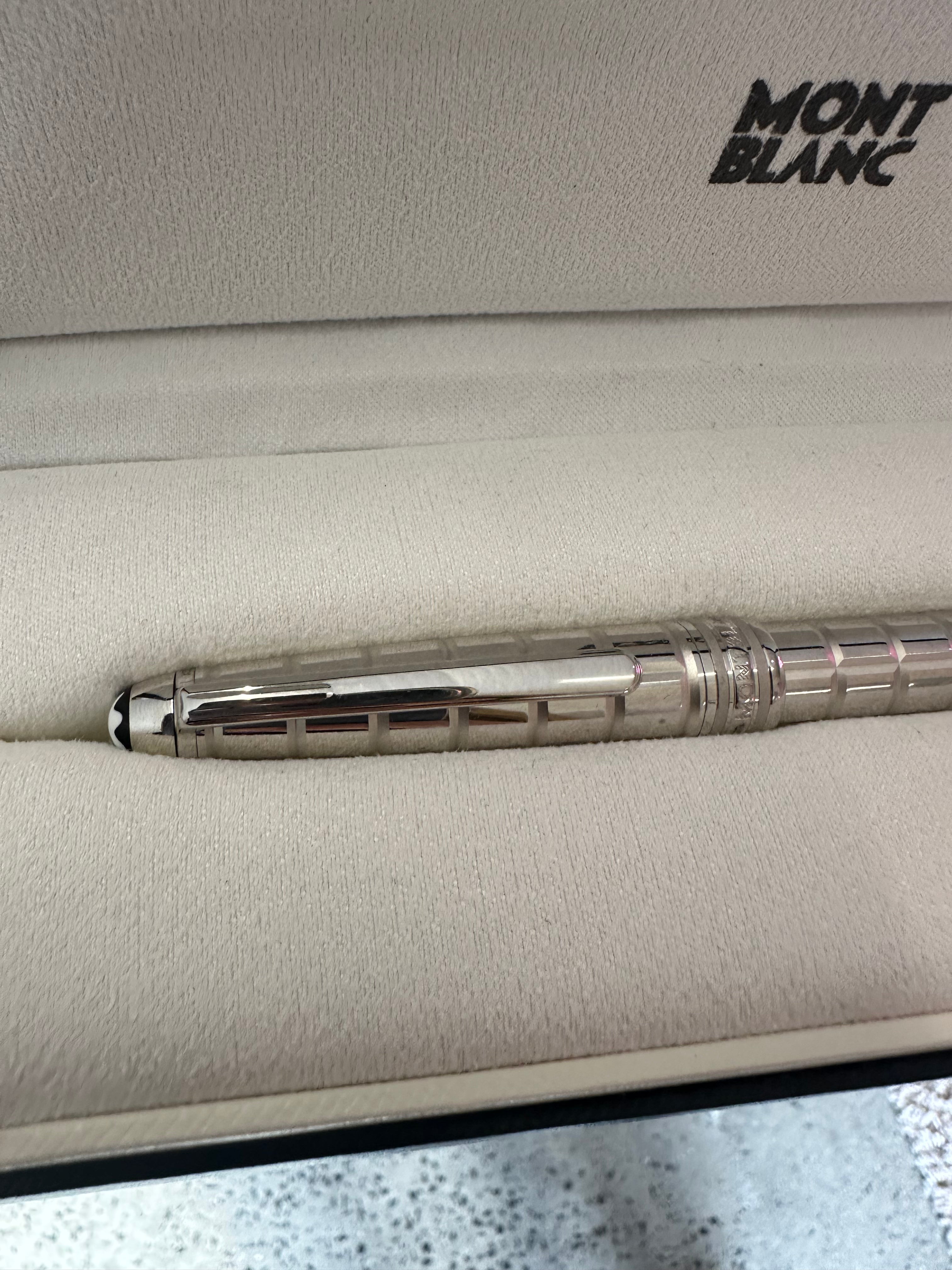 Montblanc Platinum Plated Rollerball Pen