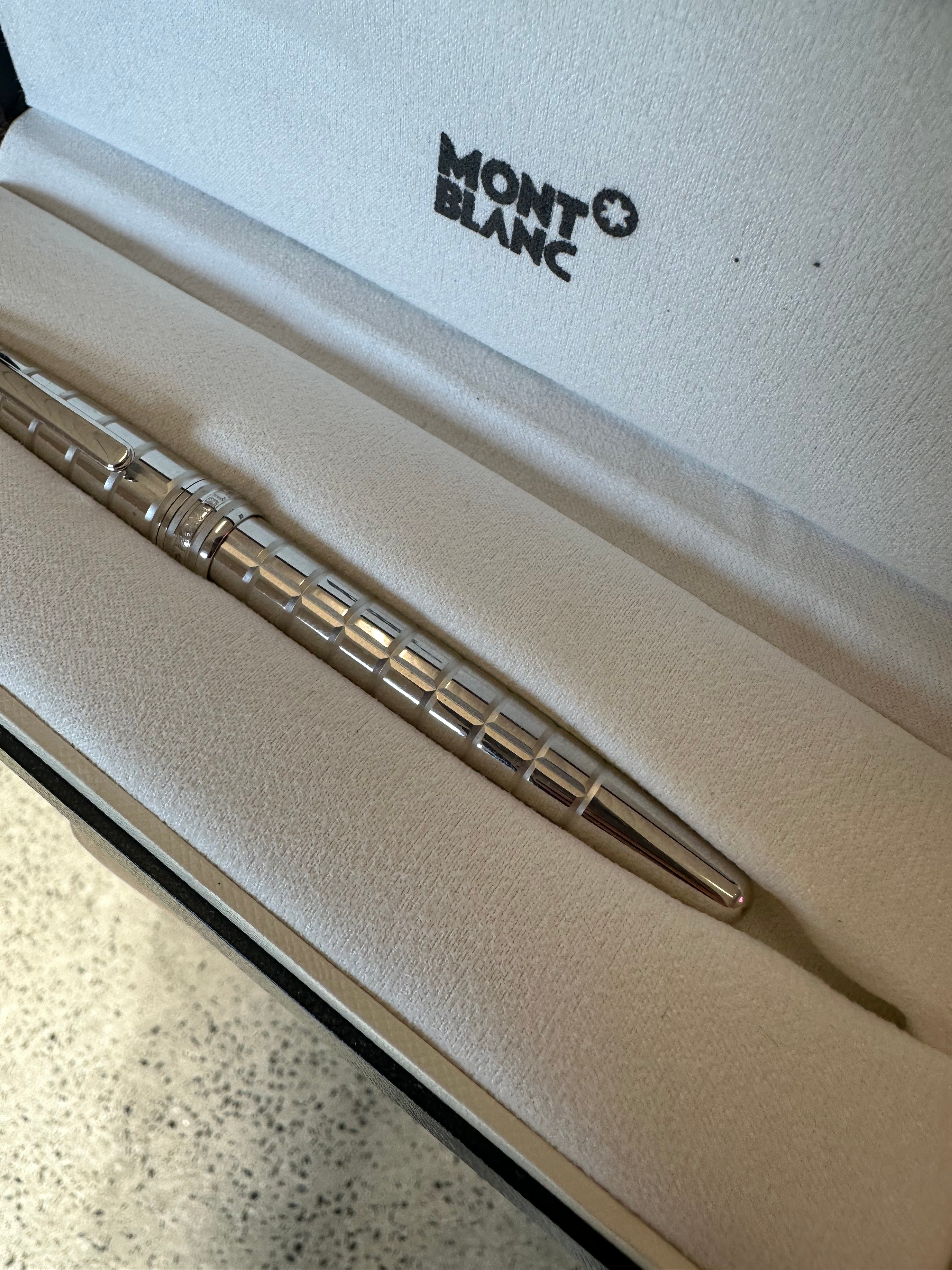 Montblanc Platinum Plated Rollerball Pen