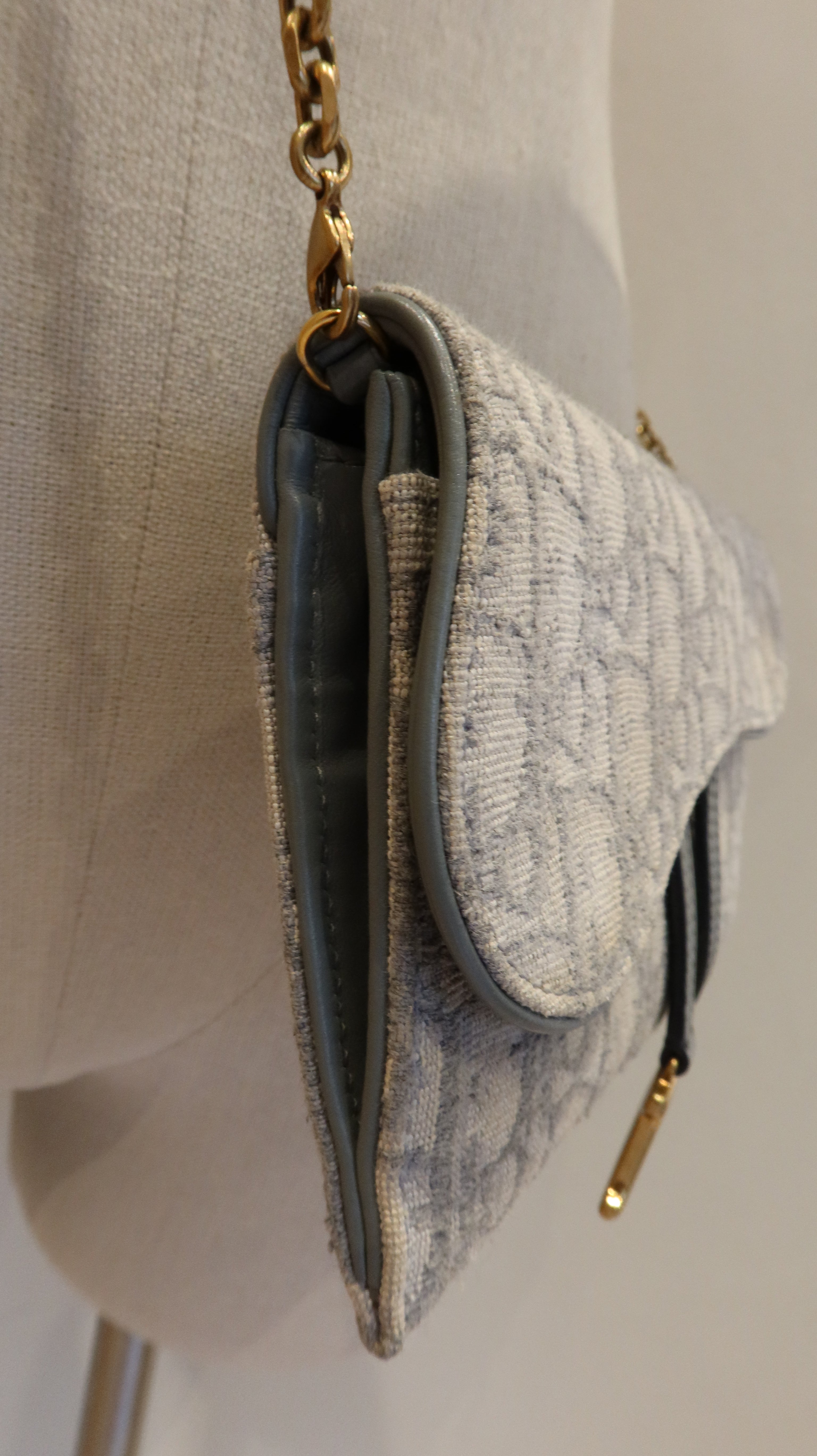 Christian Dior Saddle Wallet On Chain