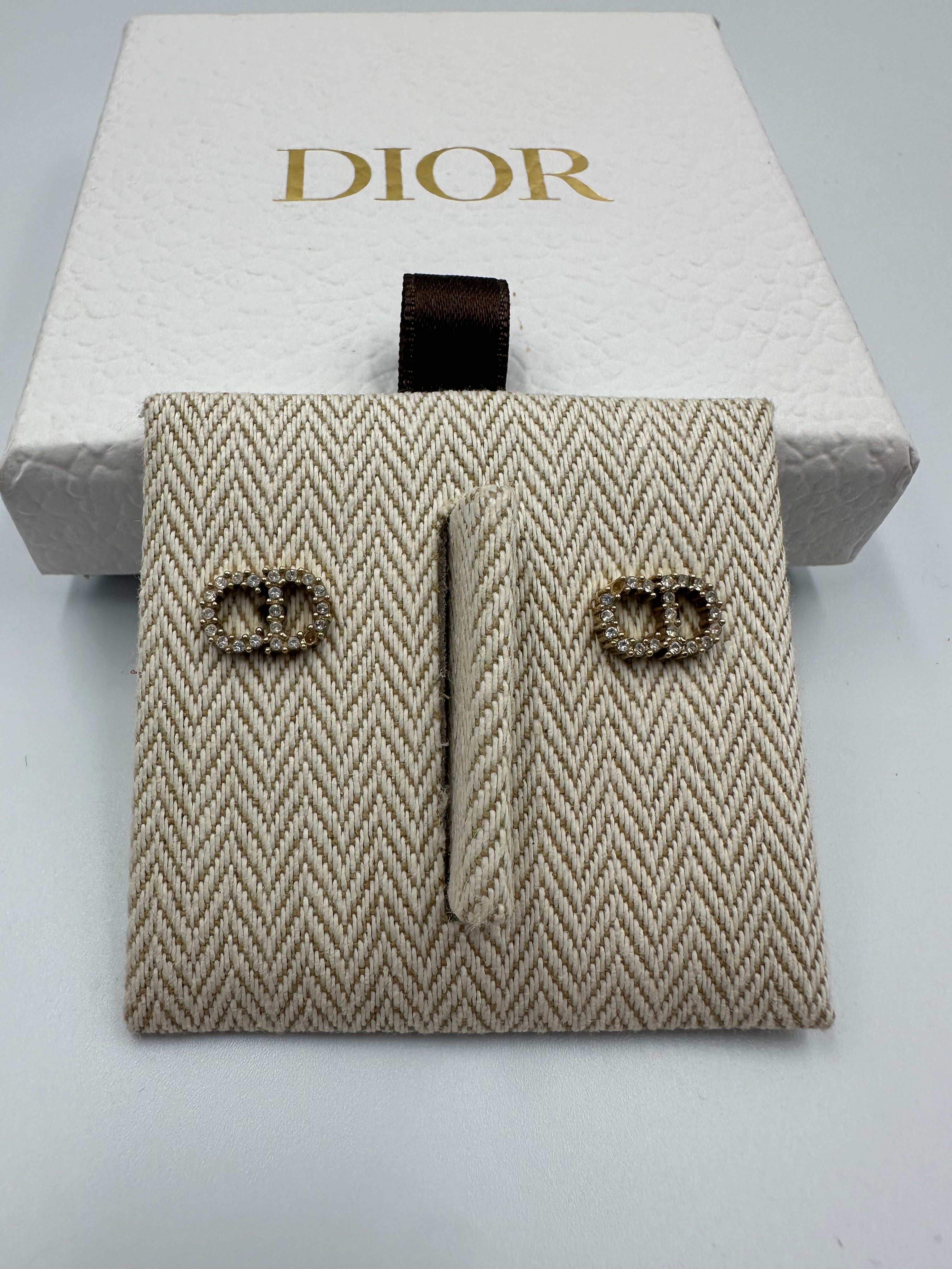 Christian Dior Petit CD Earrings