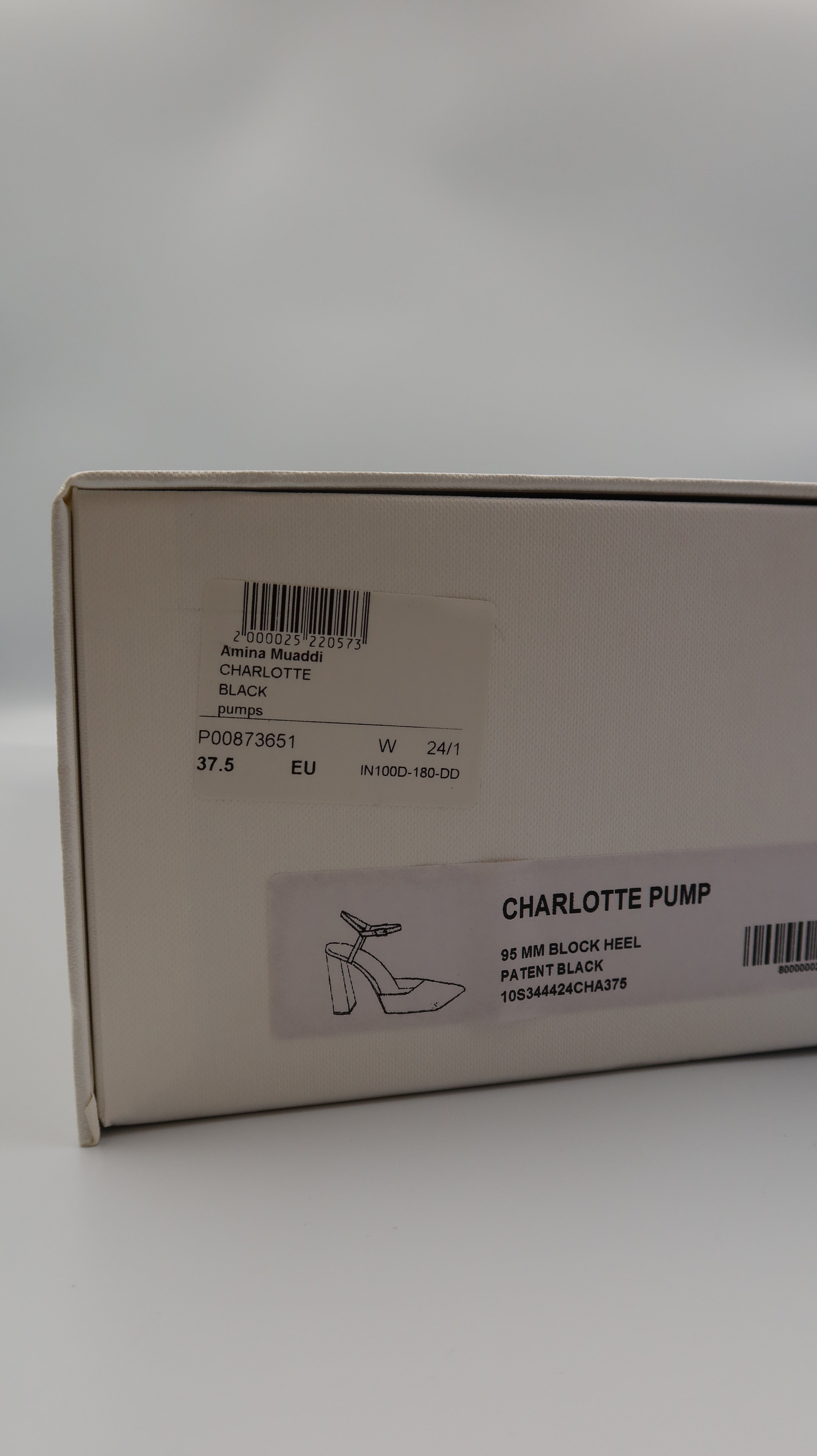 Amina Muaddi Charlotte Heel (EU37.5)