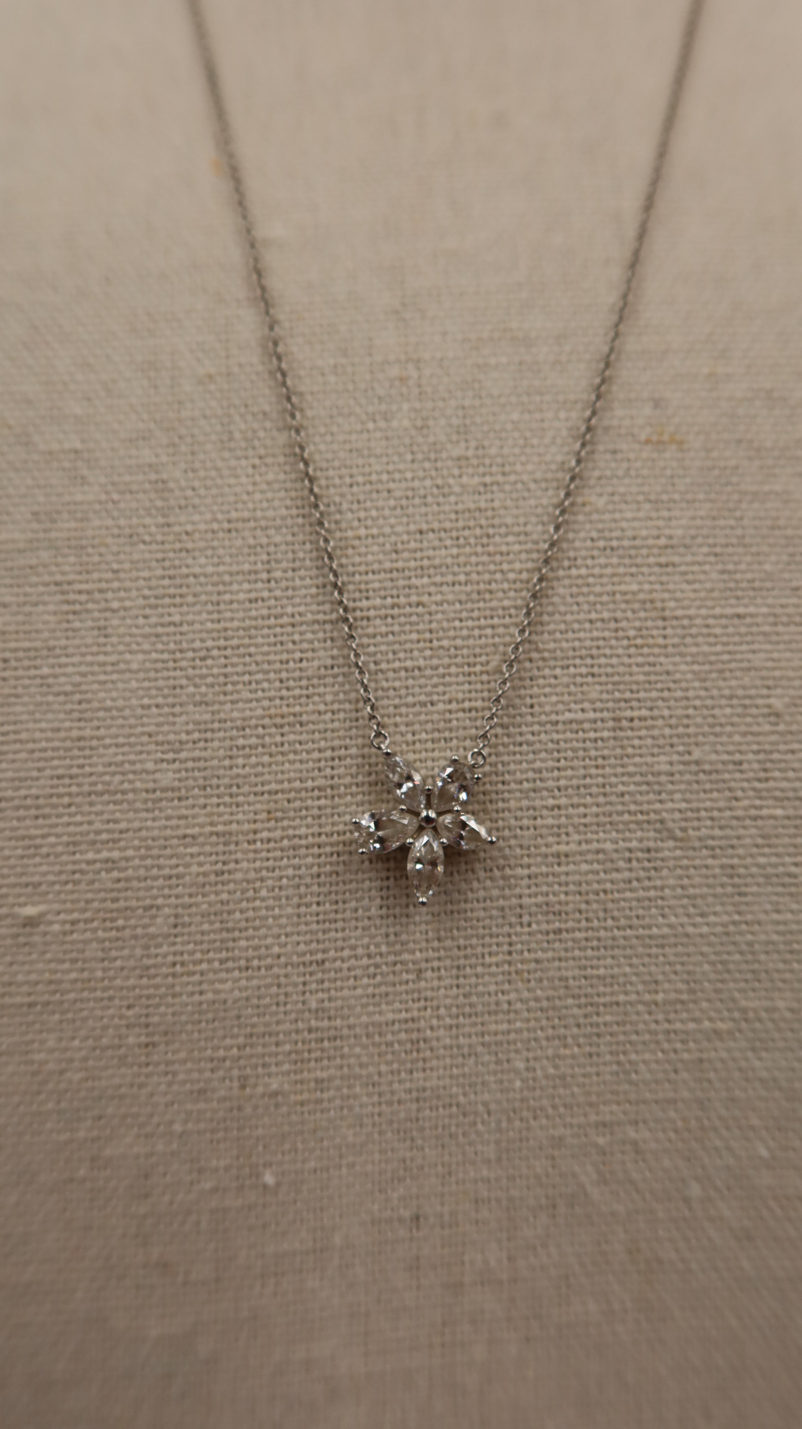 Tiffany & Co Victoria Diamond Mixed Cluster Pendant