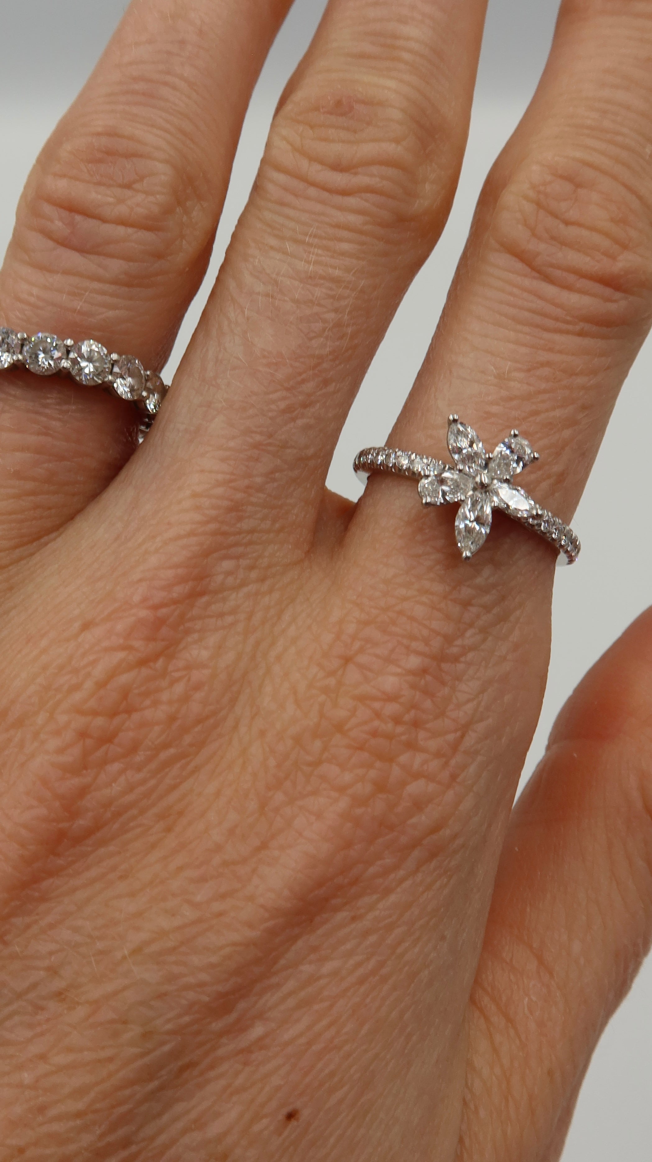 Tiffany & Co Victoria Diamond Mixed Cluster Ring (60/S)