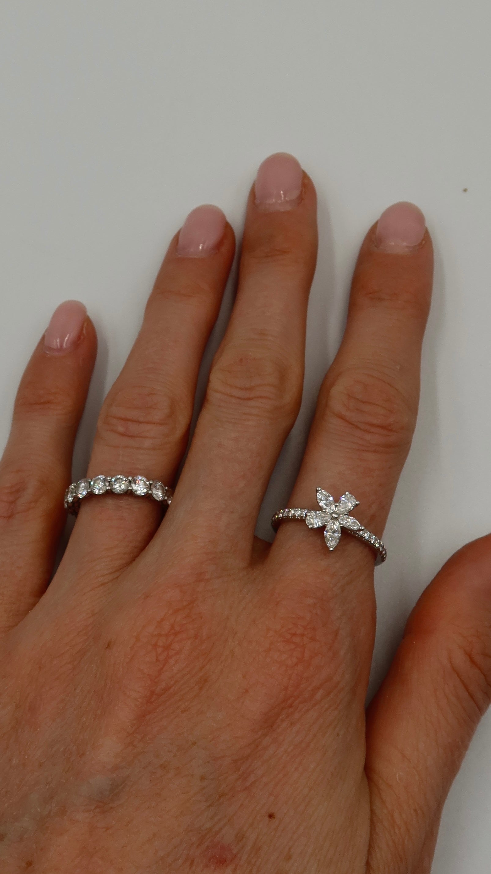 Tiffany & Co Victoria Diamond Mixed Cluster Ring (60/S)