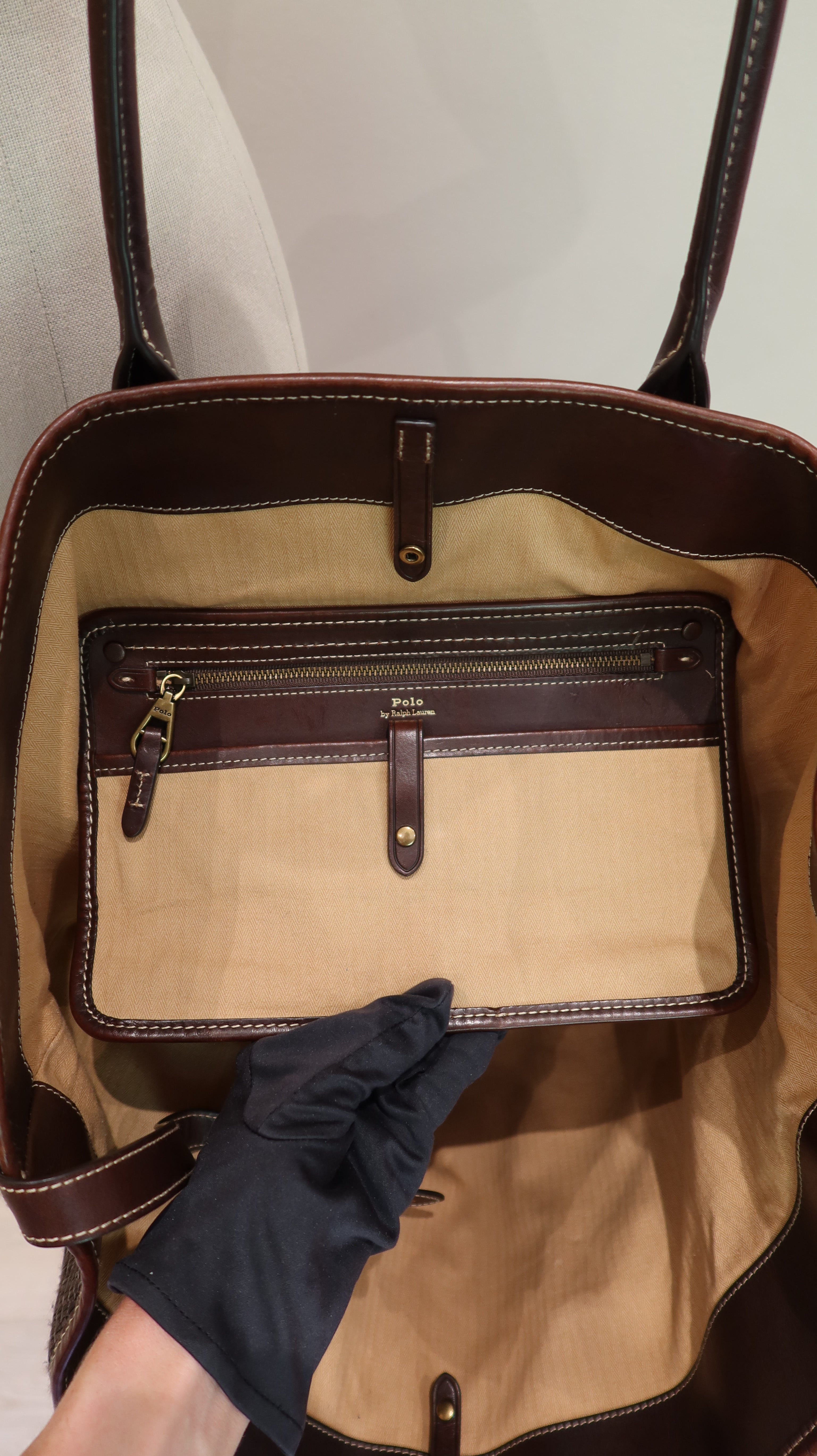 Ralph Lauren Straw Tote