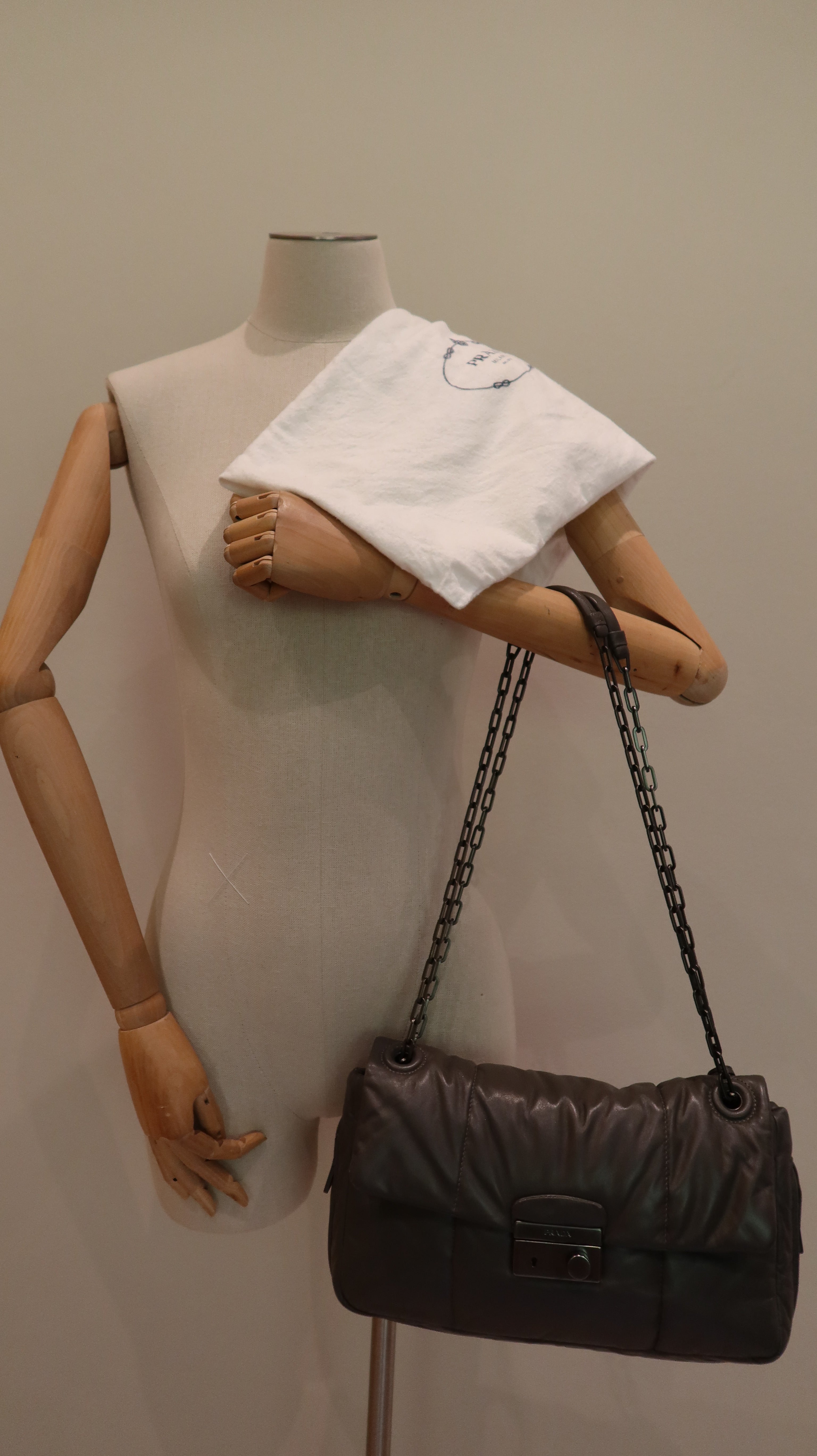 Prada Bomber Flap Bag