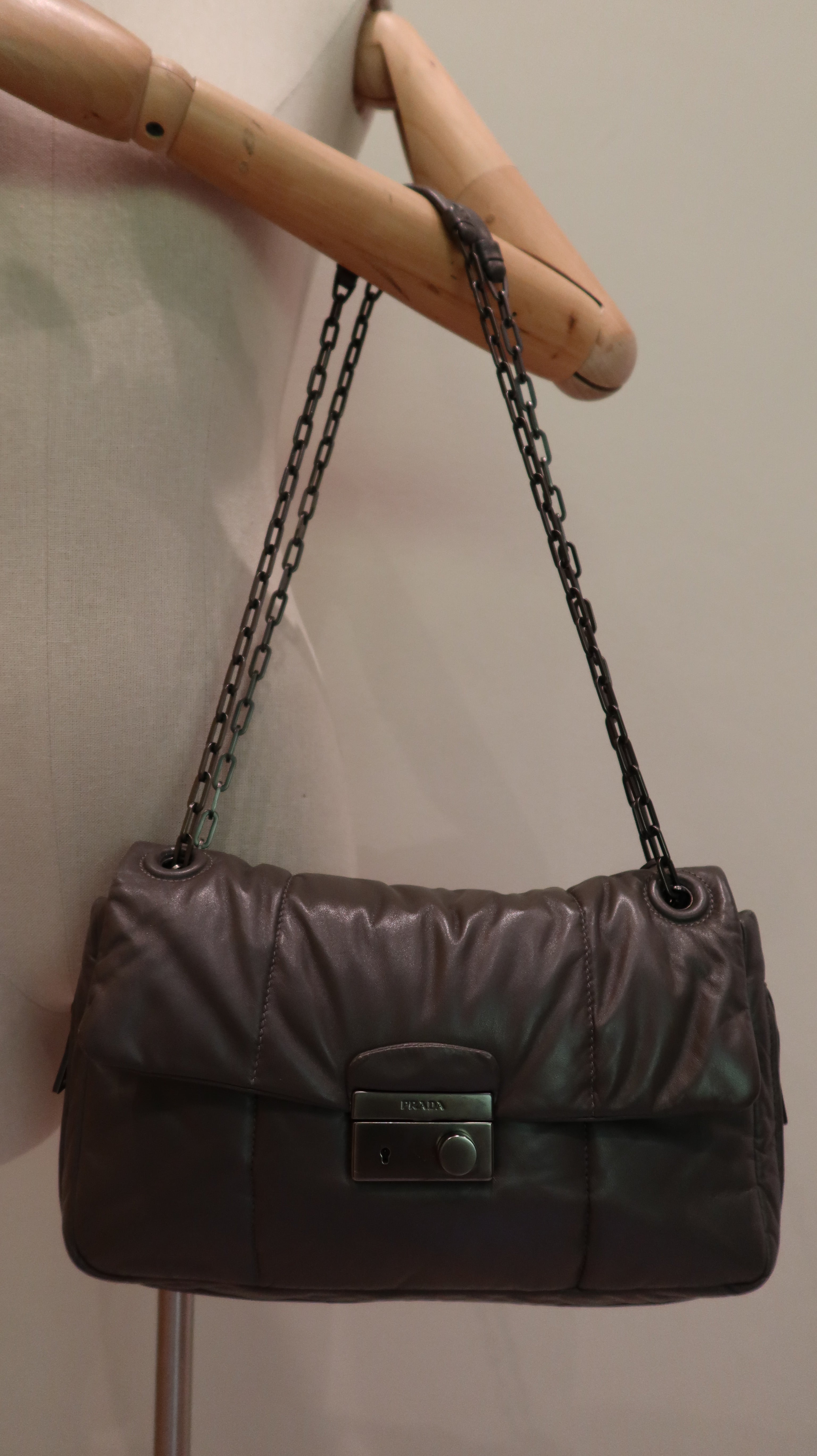 Prada Bomber Flap Bag